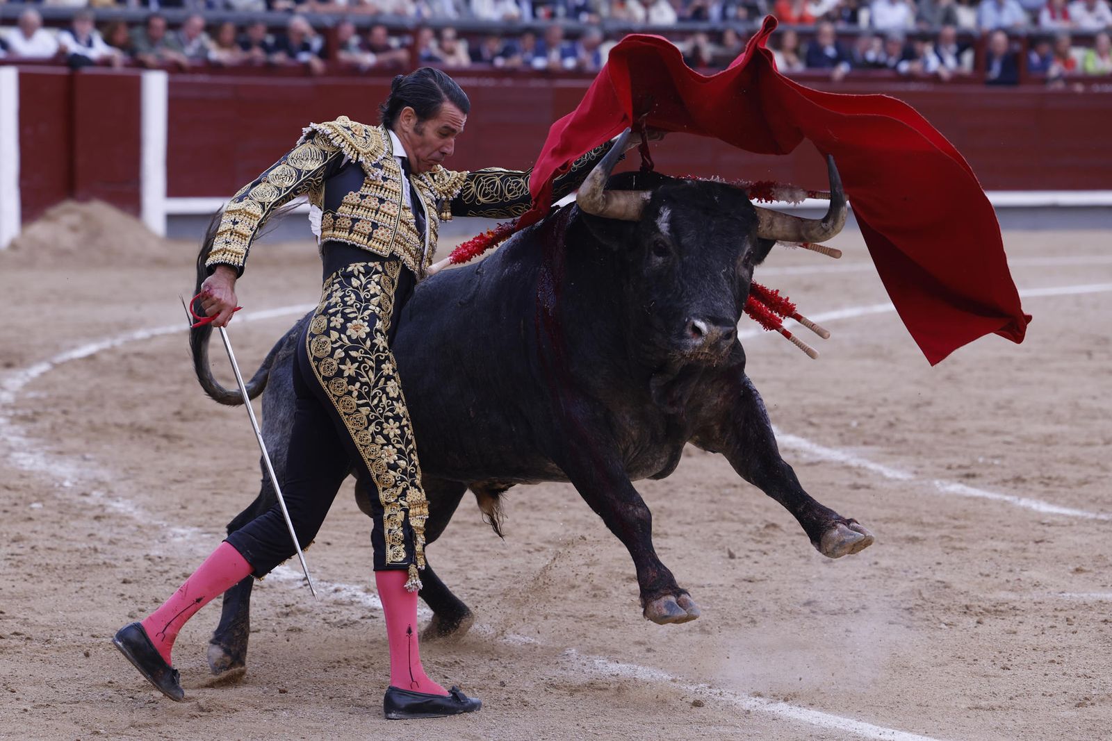 Uceda Leal toreando en Las Ventas