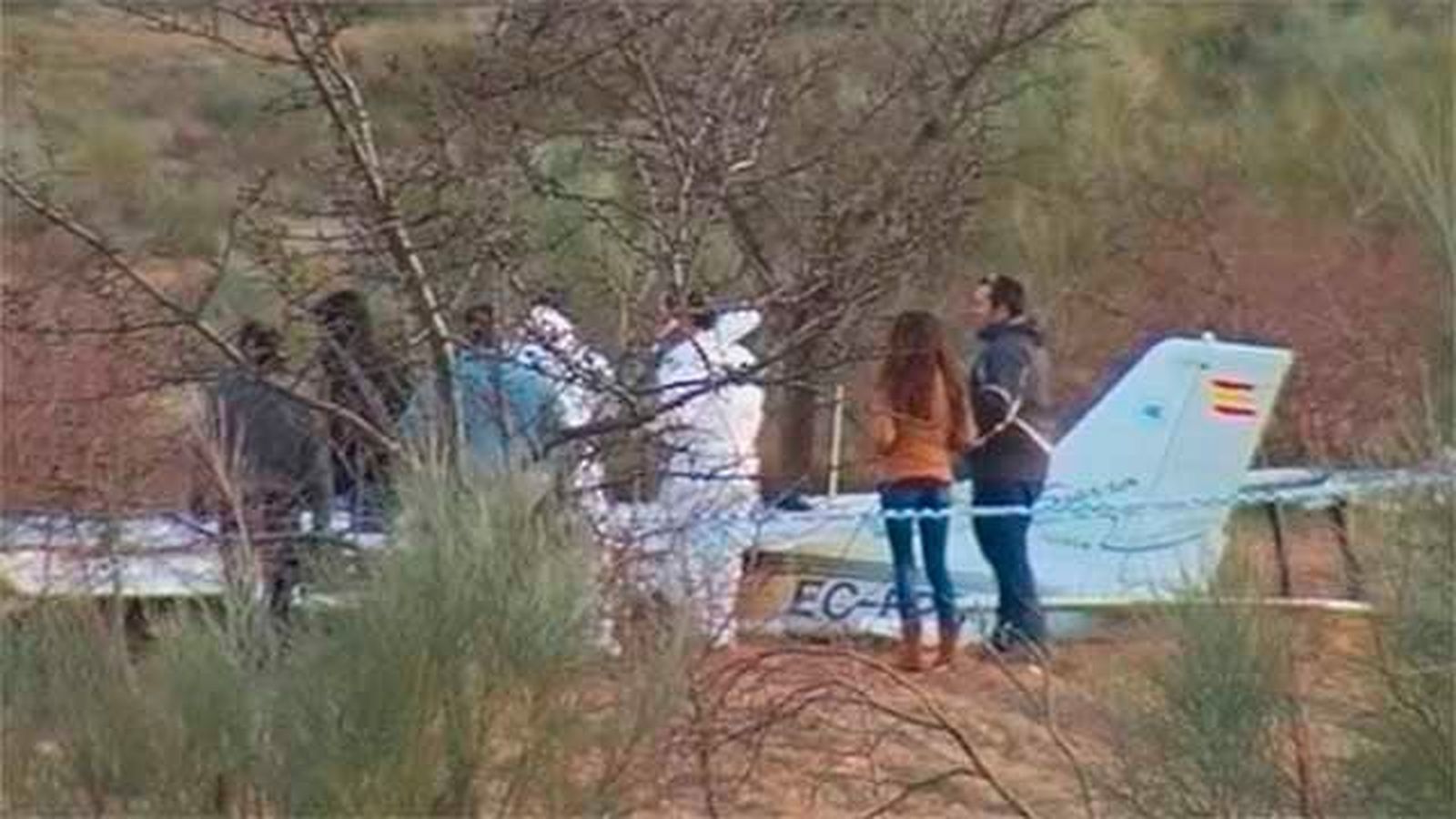 Fallecen dos personas en Orgaz (Toledo) tras estrellarse la avioneta en la que viajaban