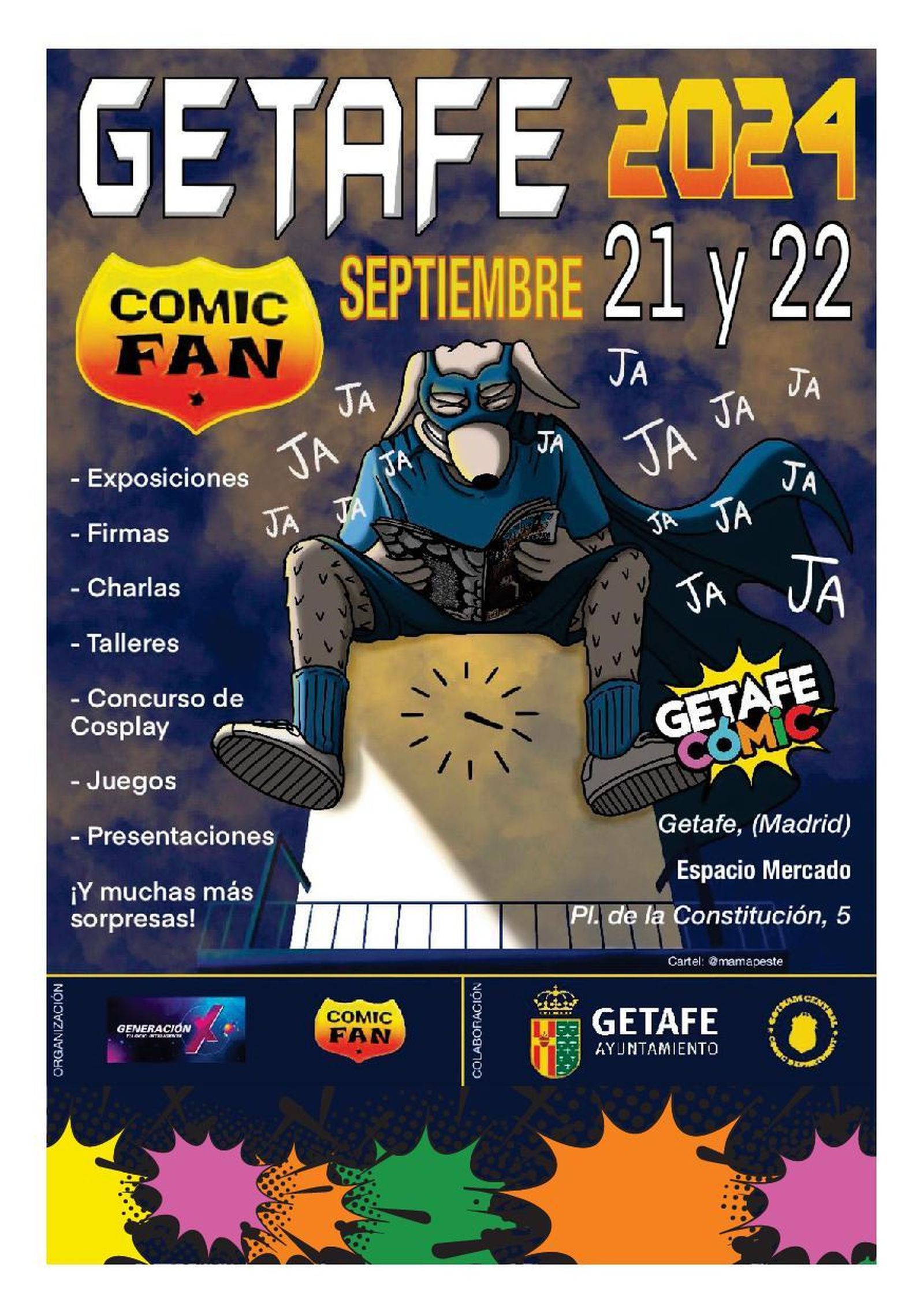 Cartel de la Comic Fan de Getafe