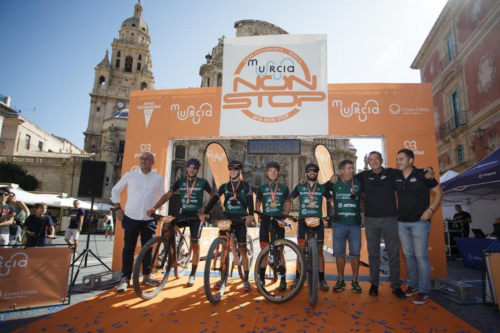 Equipo ganador de la la II Non Stop Madrid-Murcia