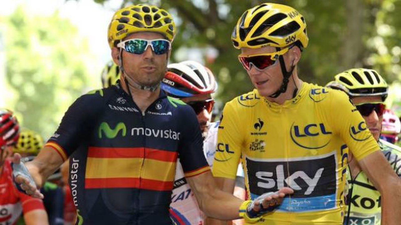Alejandro Valverde y Froome