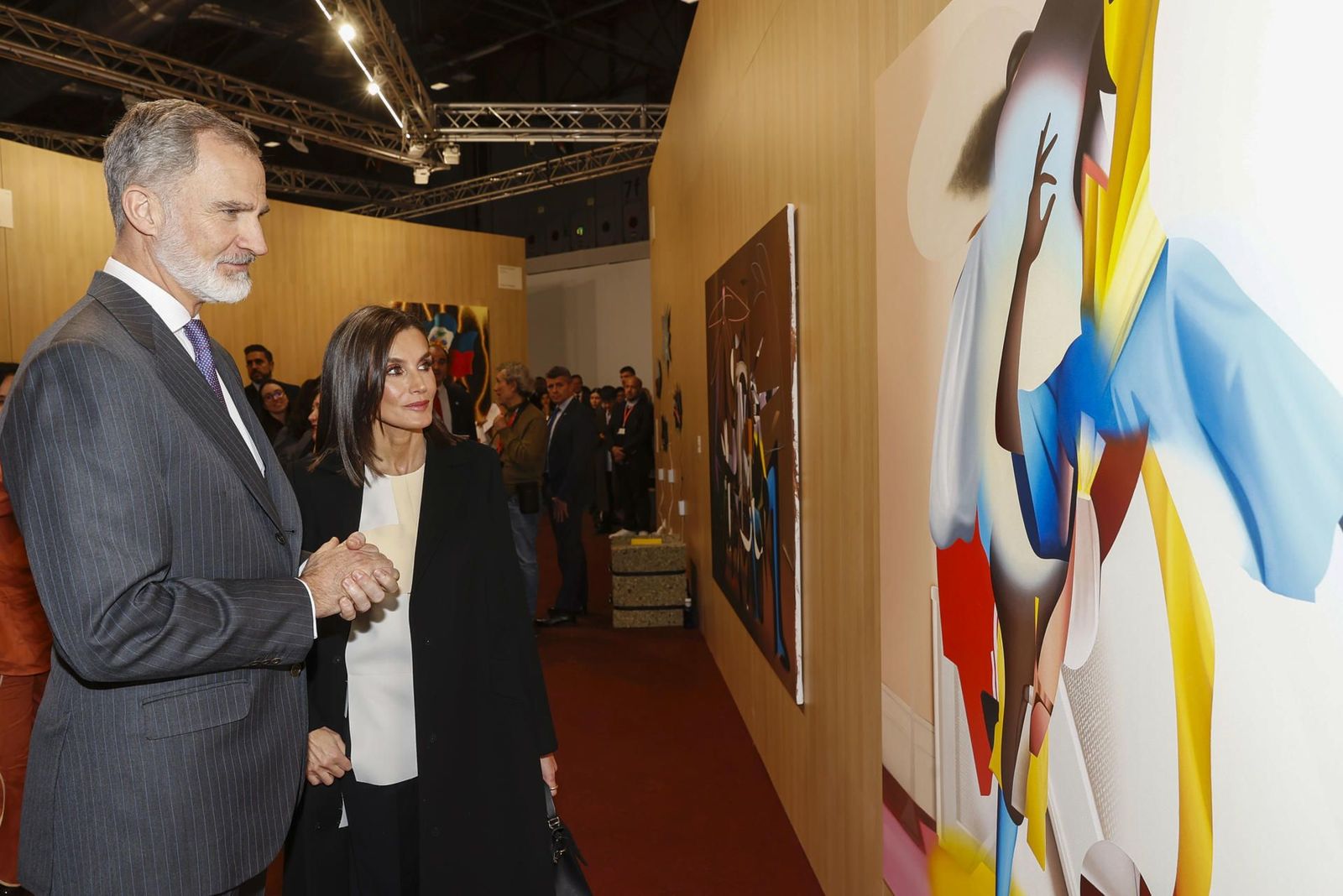 Los Reyes inauguran ARCO Madrid 2024