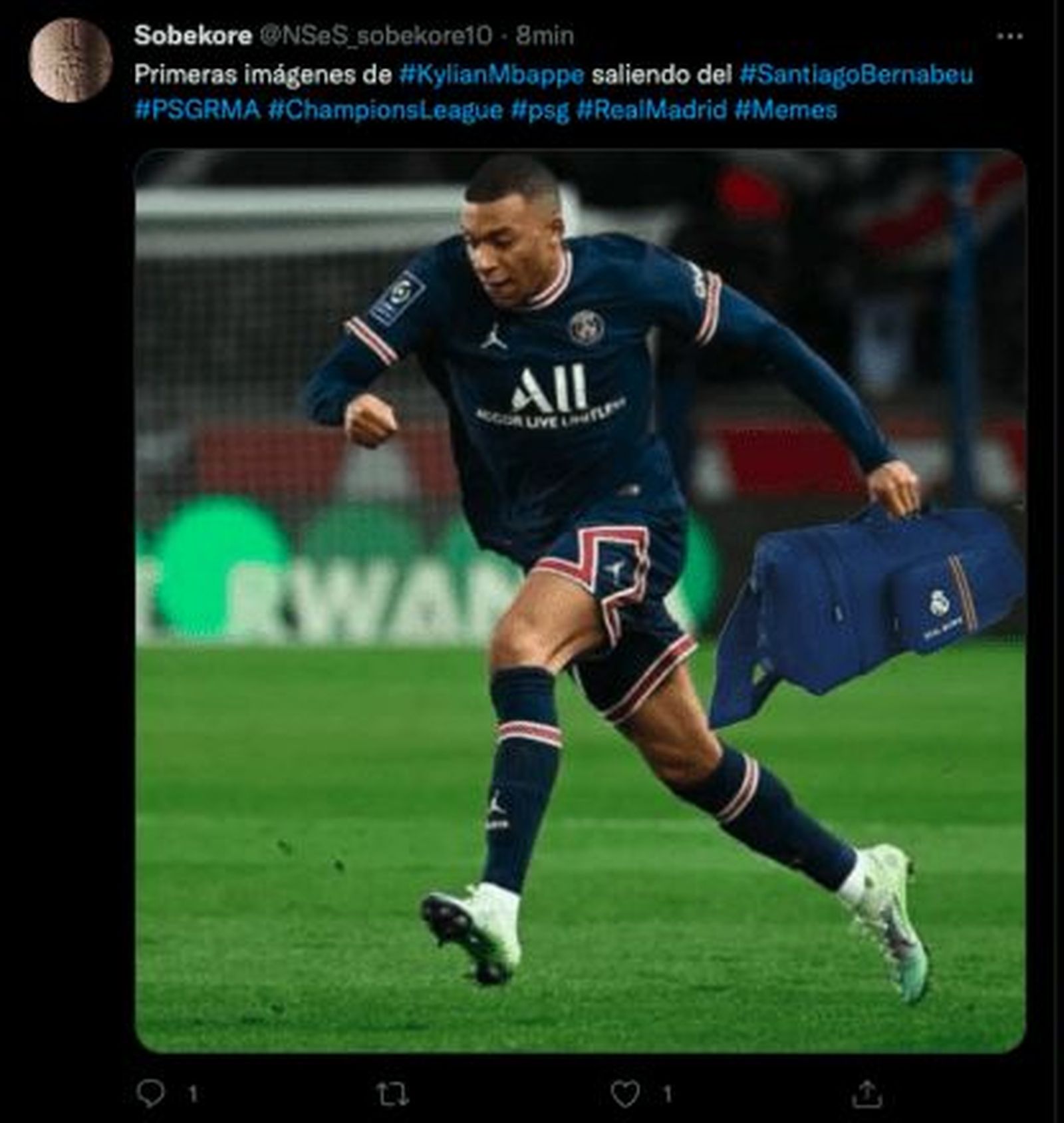 Meme de Mbappé