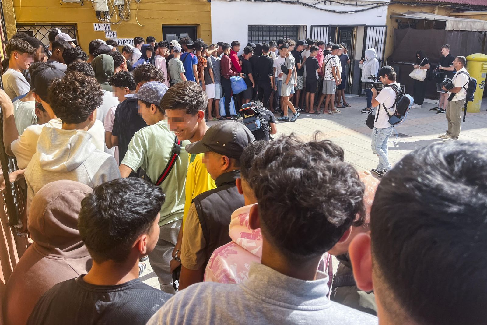 Menores migrantes en Ceuta