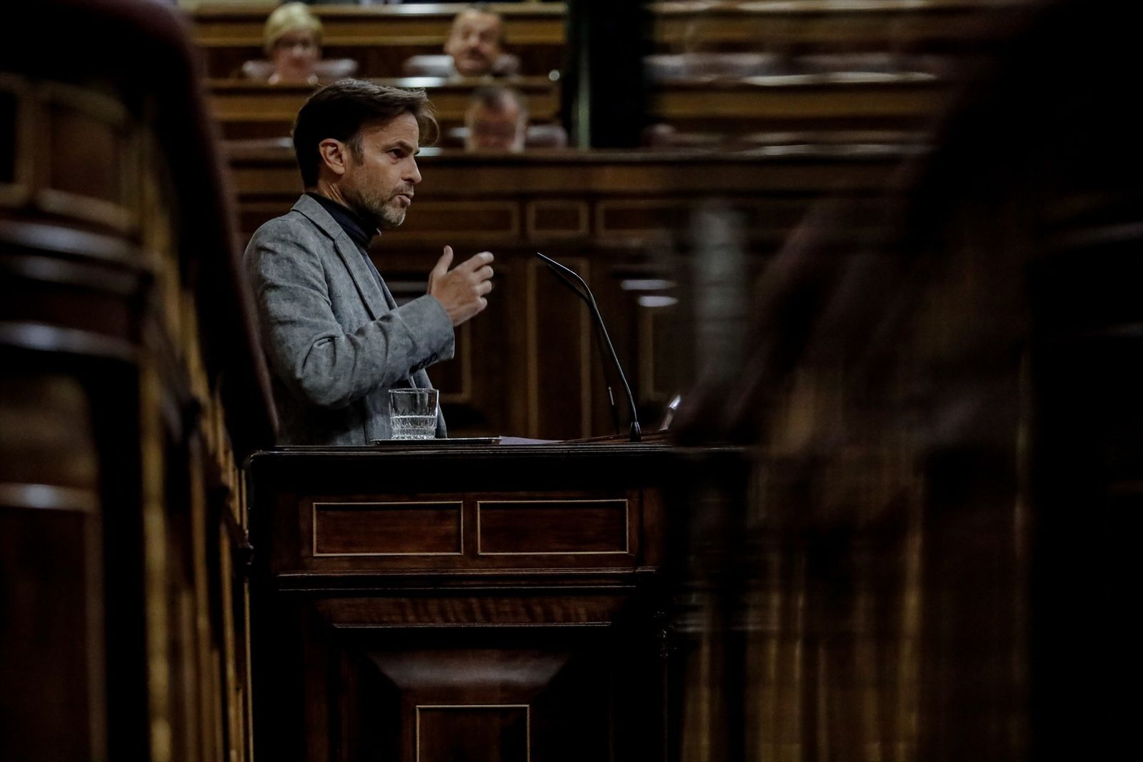 El presidente del grupo parlamentario de Unidas Podemos en el Congreso, Jaume Asens