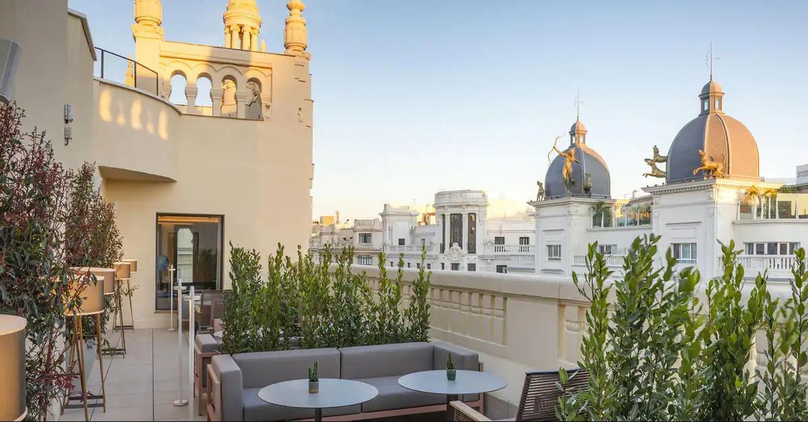 Vistas desde la azotea del hotel Innside de Gran Vía