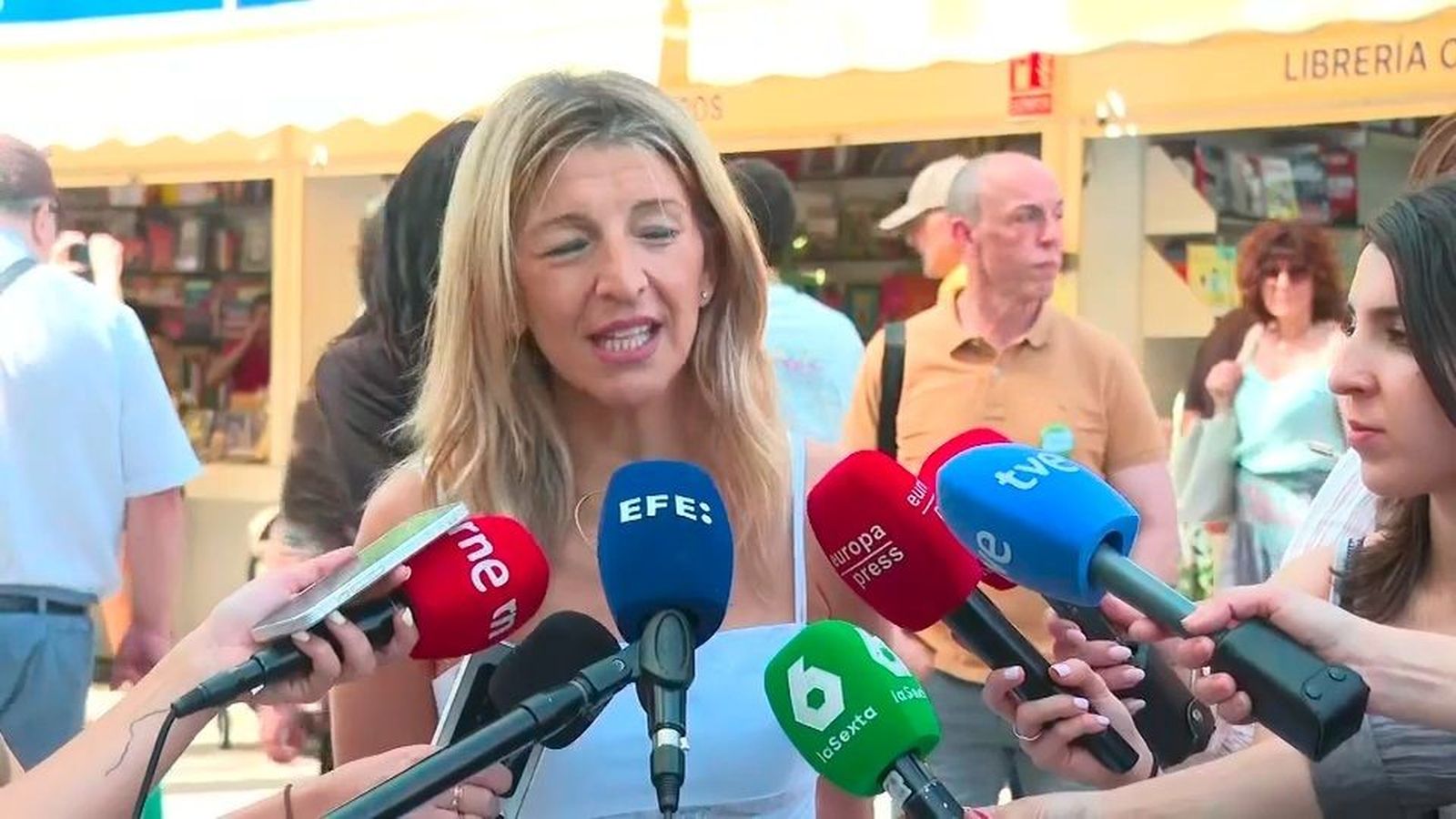 Yolanda Díaz, ante los audios de Leire Díez, pide "cuidar y respetar las instituciones, también la UCO"