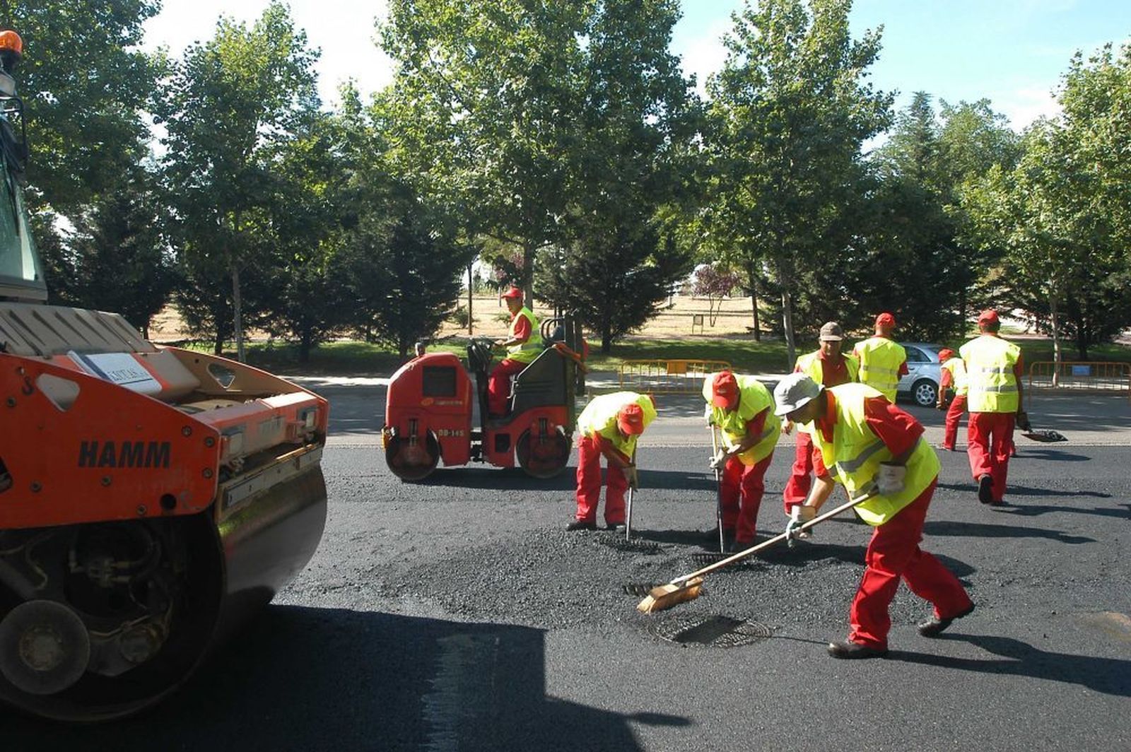 Operación asfalto en Puente de Vallecas en 2023