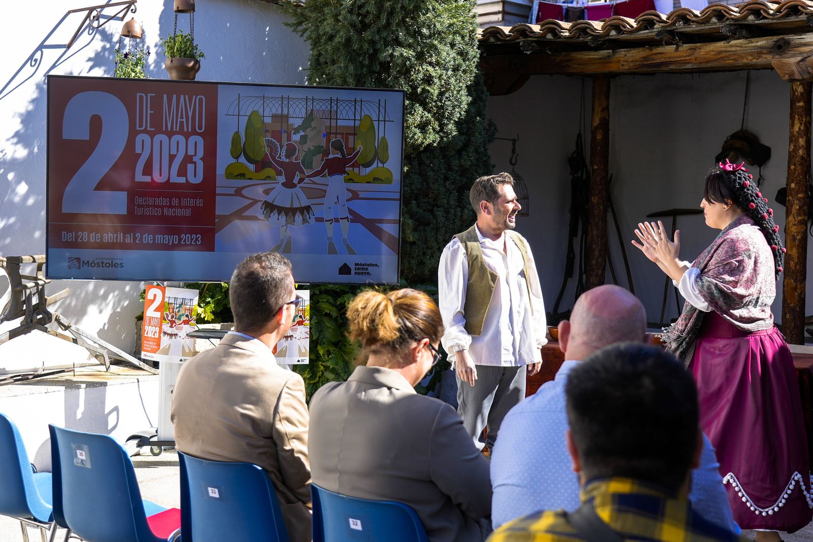 Presentación de las Fiestas del Dos de Mayo de Móstoles de 2023