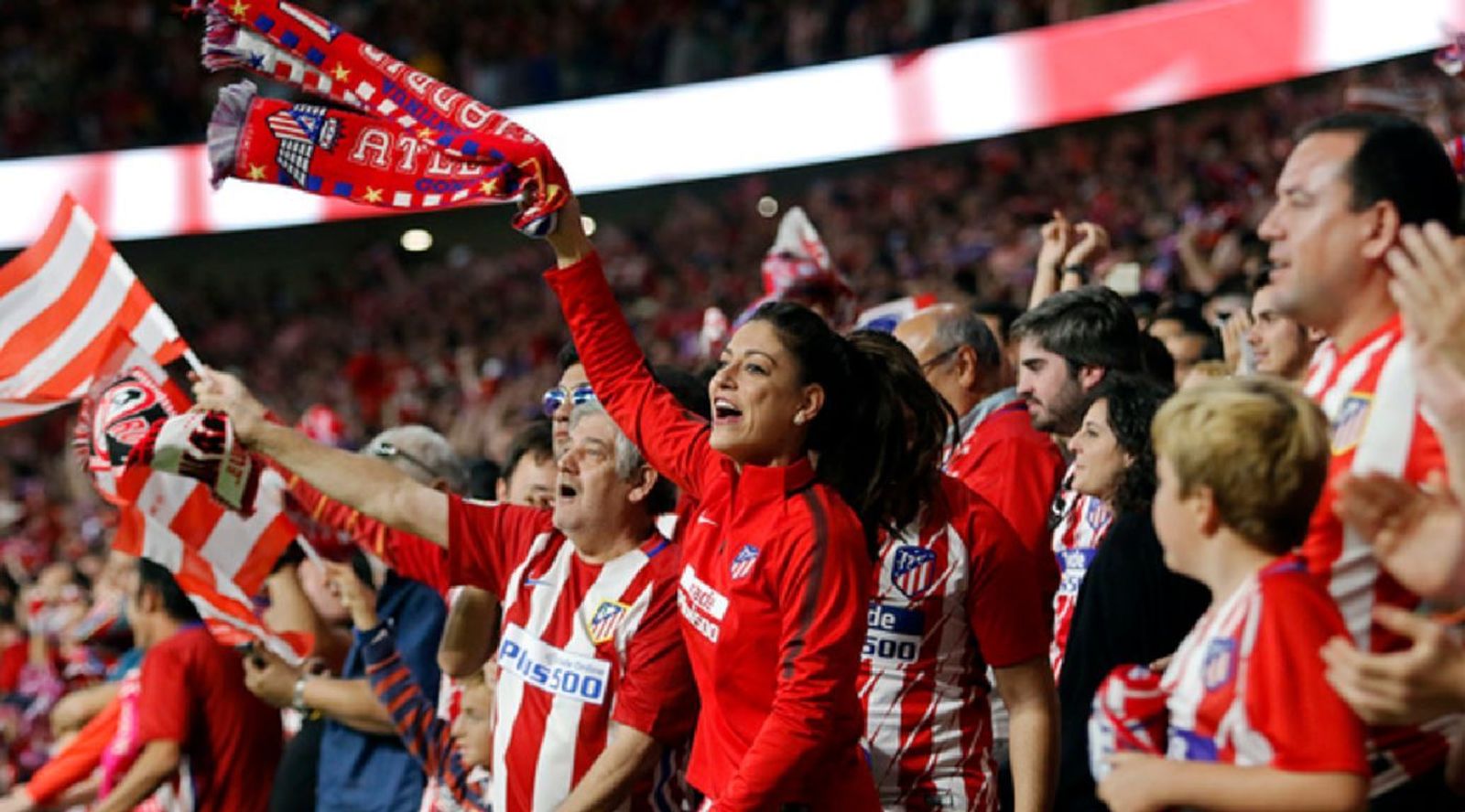 Aficionados del Atlético de Madrid