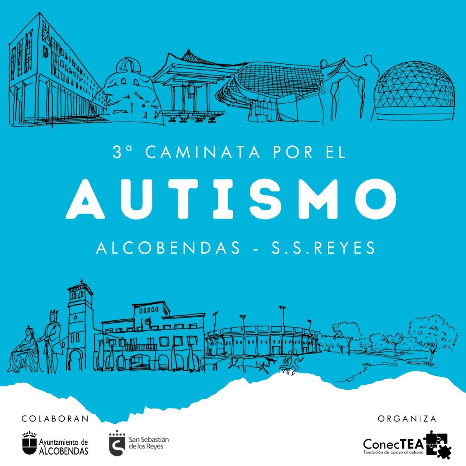 Cartel de la III Caminata por el Autismo