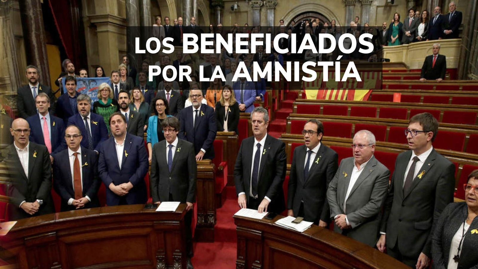 Los beneficiados por la amnistia
