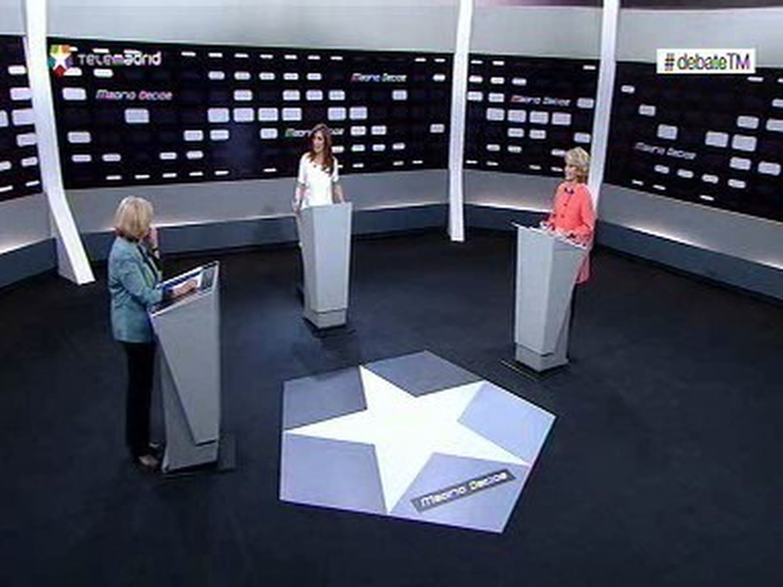 Esperanza Aguirre y Manuela Carmena