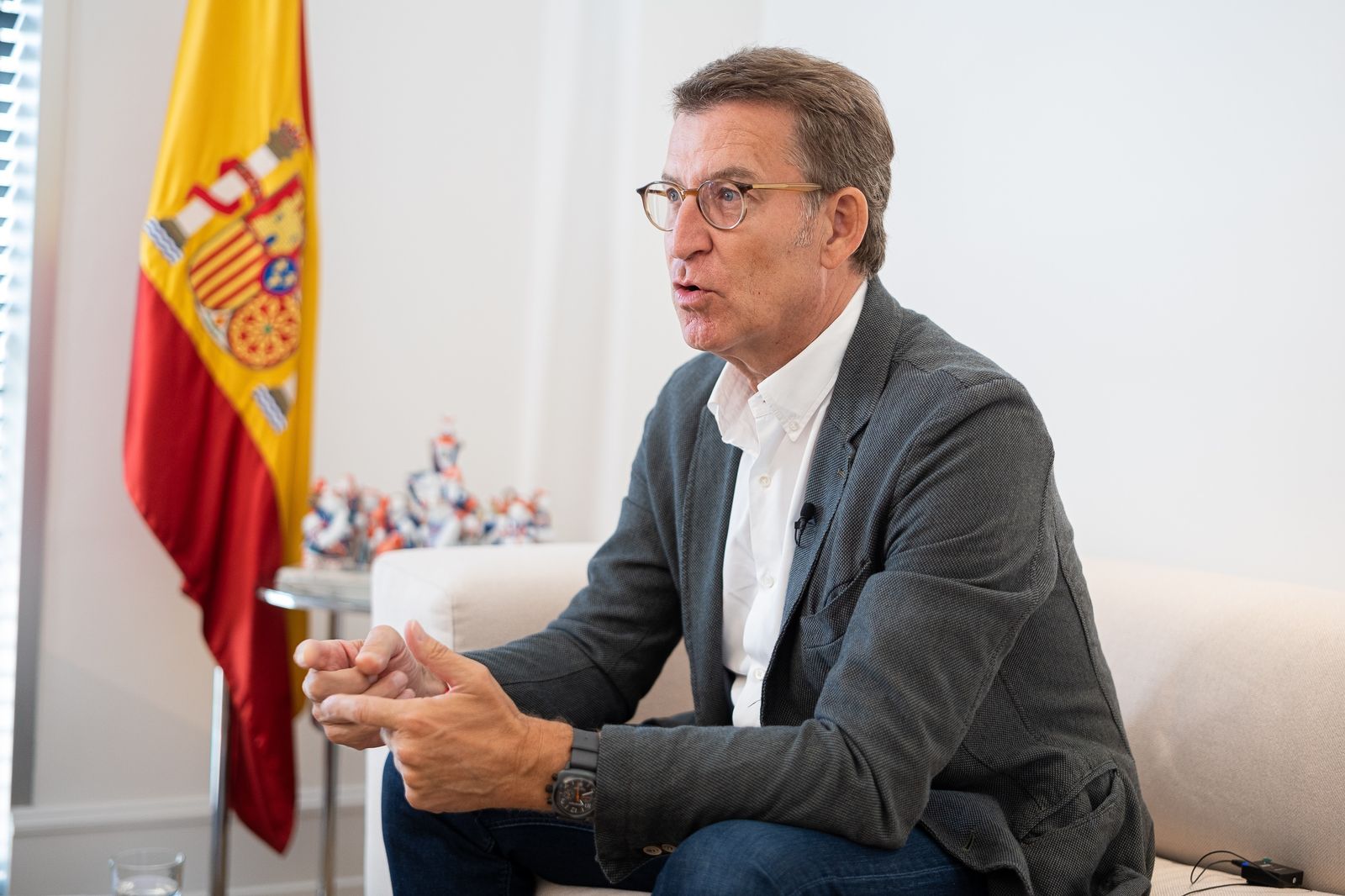Alberto Núñez-Feijóo, presidente del Partido Popular