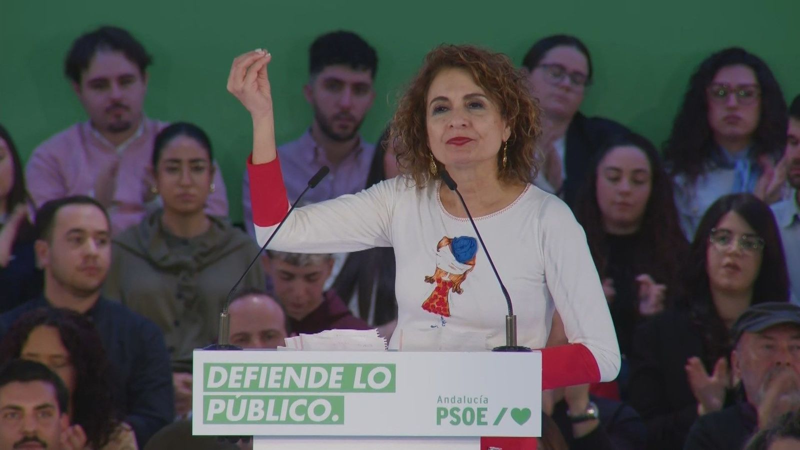 Montero promete una ley para preservar el habla andaluza si gana las elecciones autonómicas