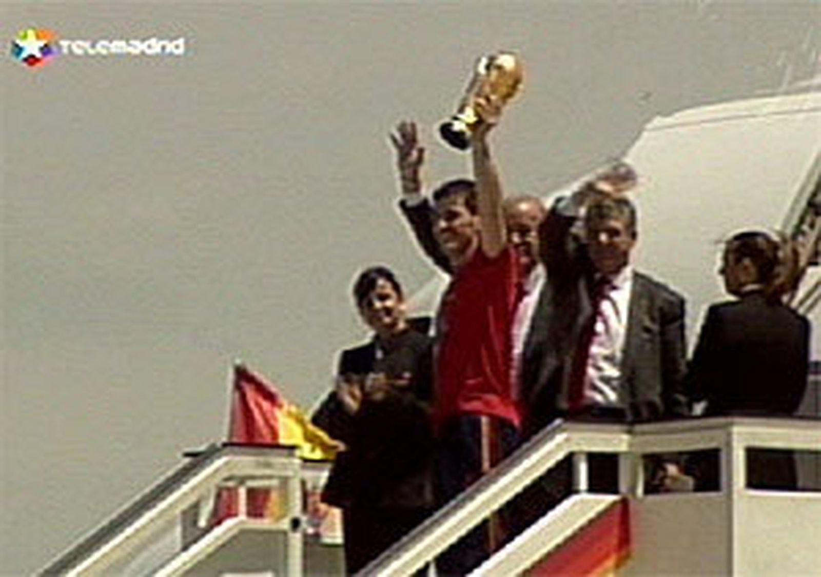 La Copa del Mundo aterriza en Barajas
