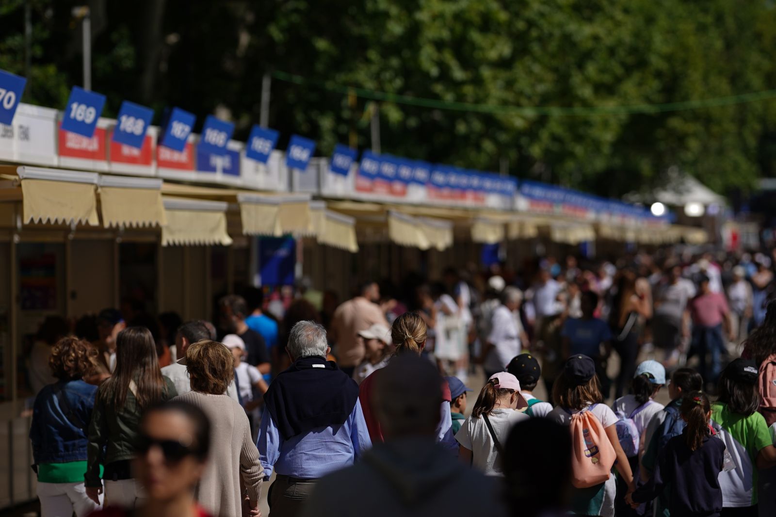 Feria del Libro de Madrid en el Parque de El Retiro
