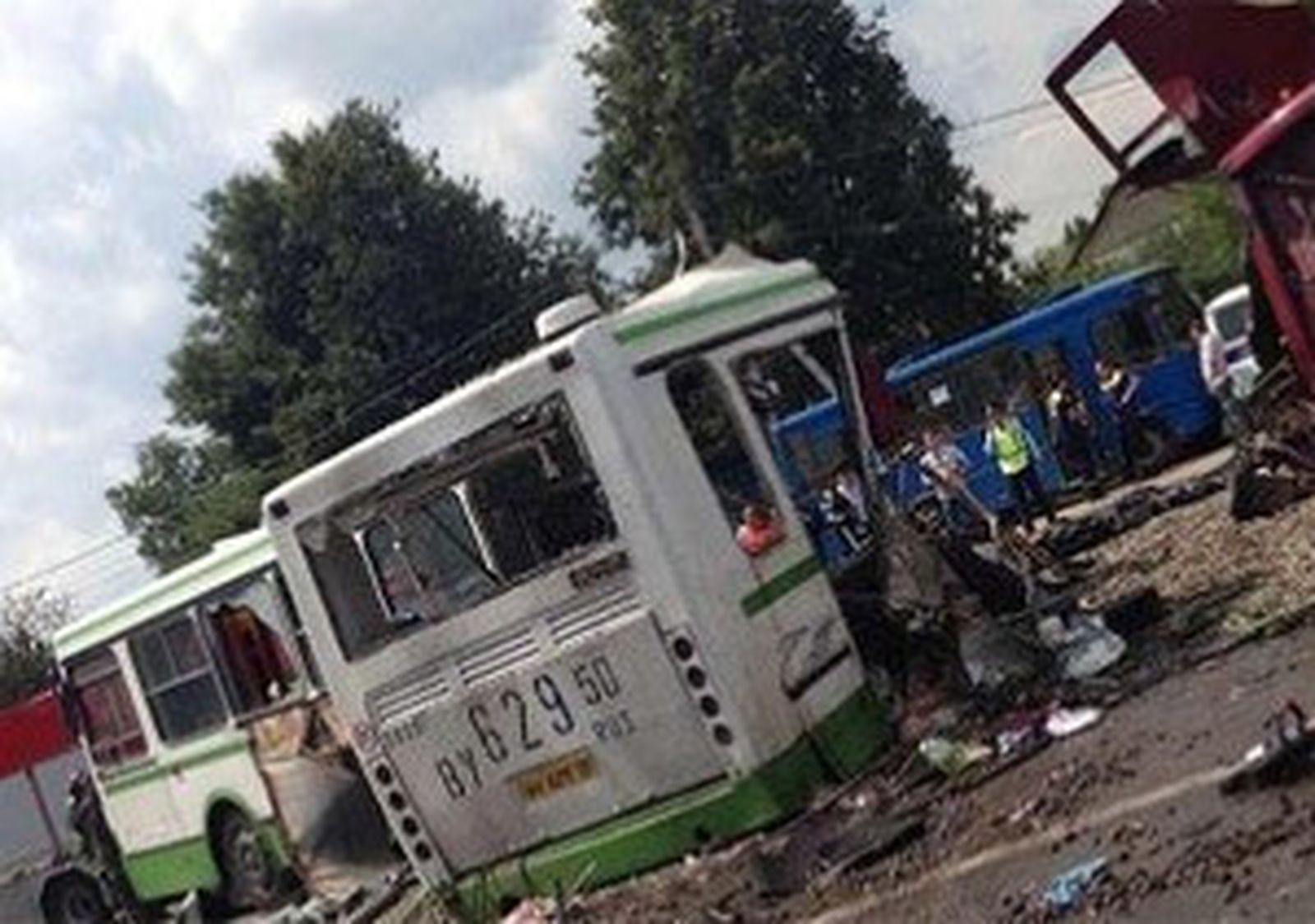 Accidente de tráfico en Moscú