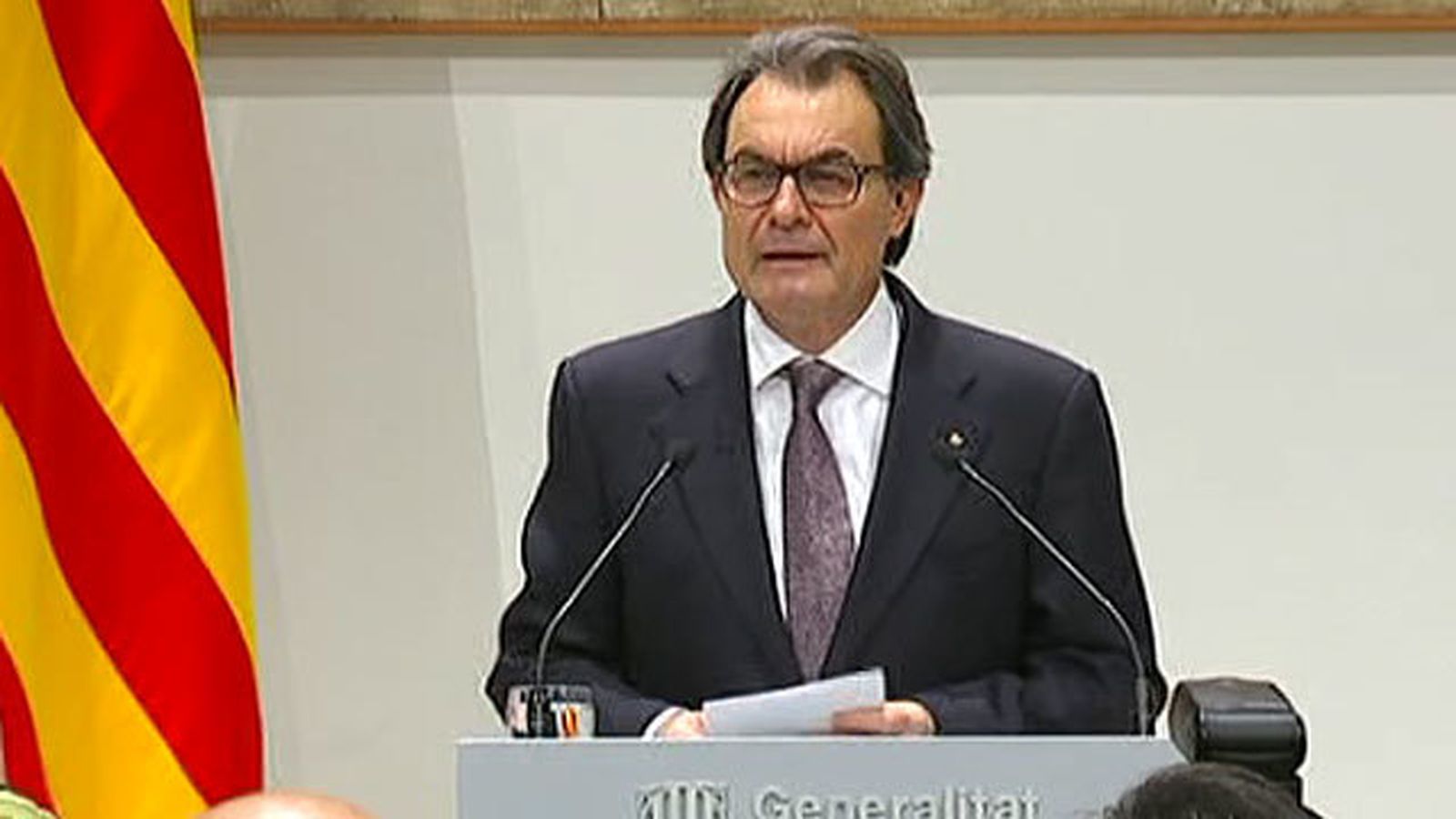 El presidente de la Generalitat catalana, Artur Mas