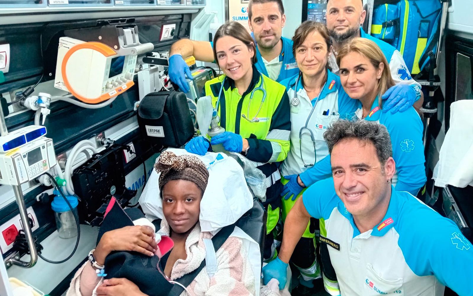 Un equipo del Summa asiste a un nacimiento en San Blas