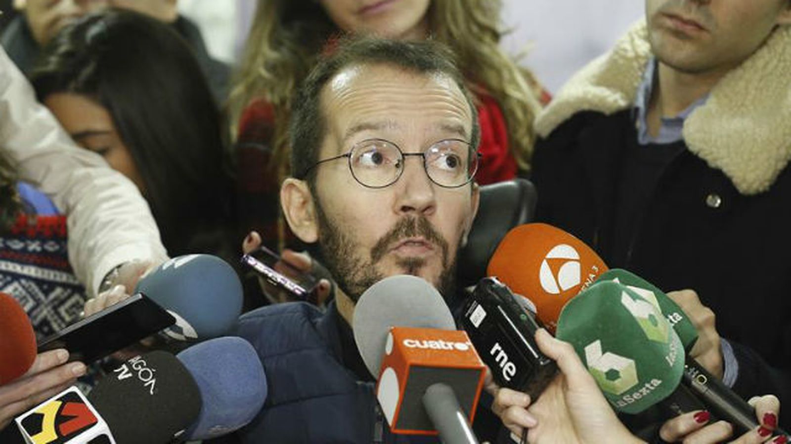 El secretario de Organización de Podemos, Pablo Echenique