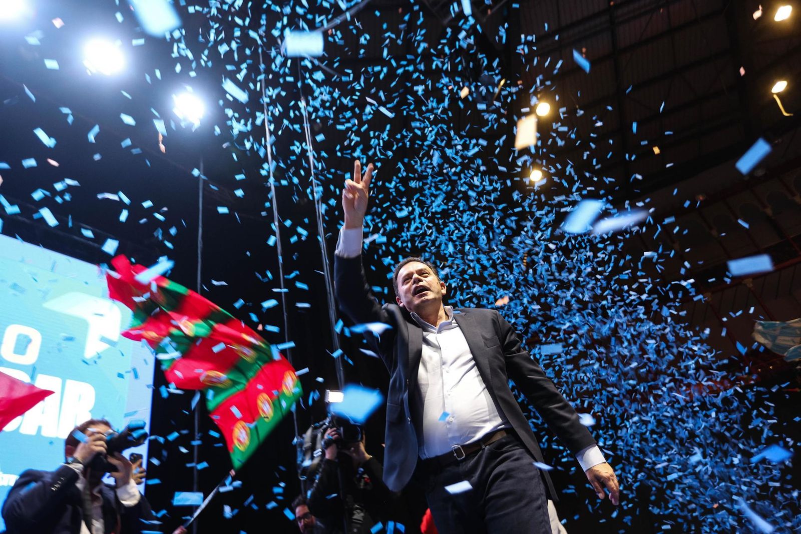 El líder de Alianza Democrática y presidente del  Partido Sociademócrata de Portugal, Luis Montenegro