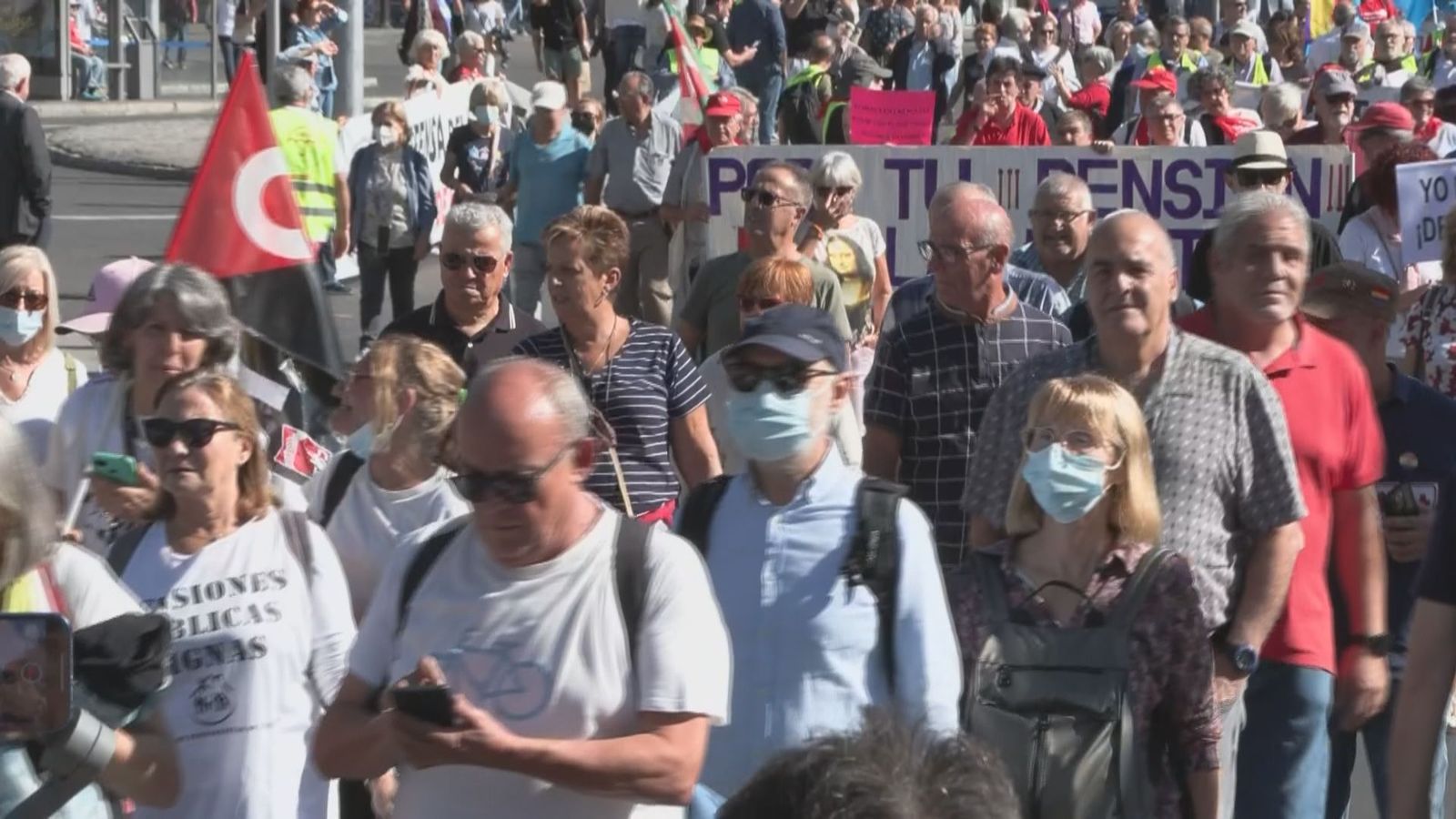 Manifestación de jubilados