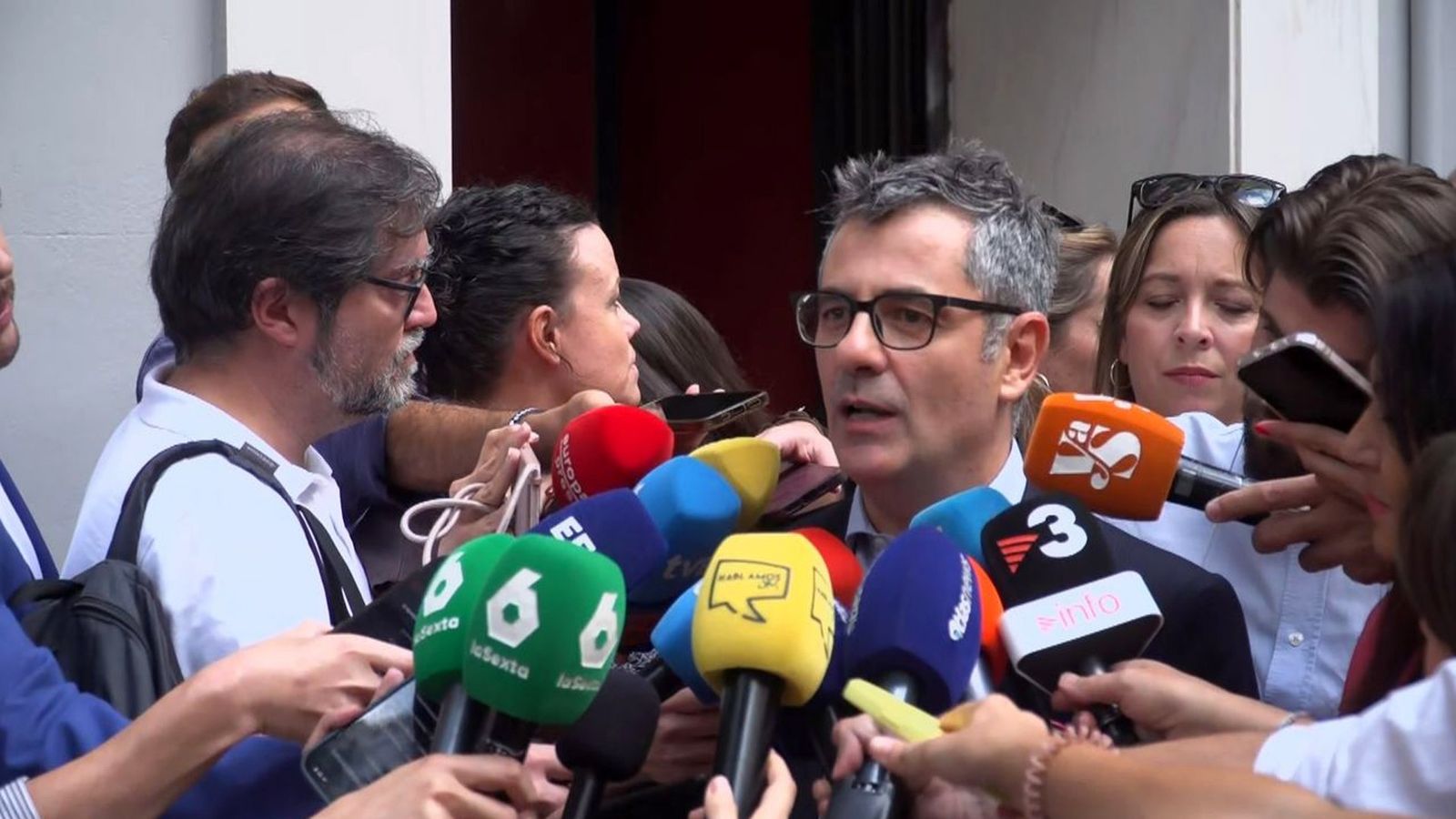 El ministro de la Presidencia, Féliz Bolaños