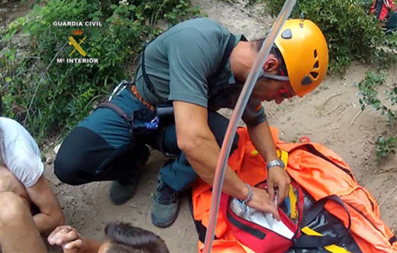 Rescate en montaña