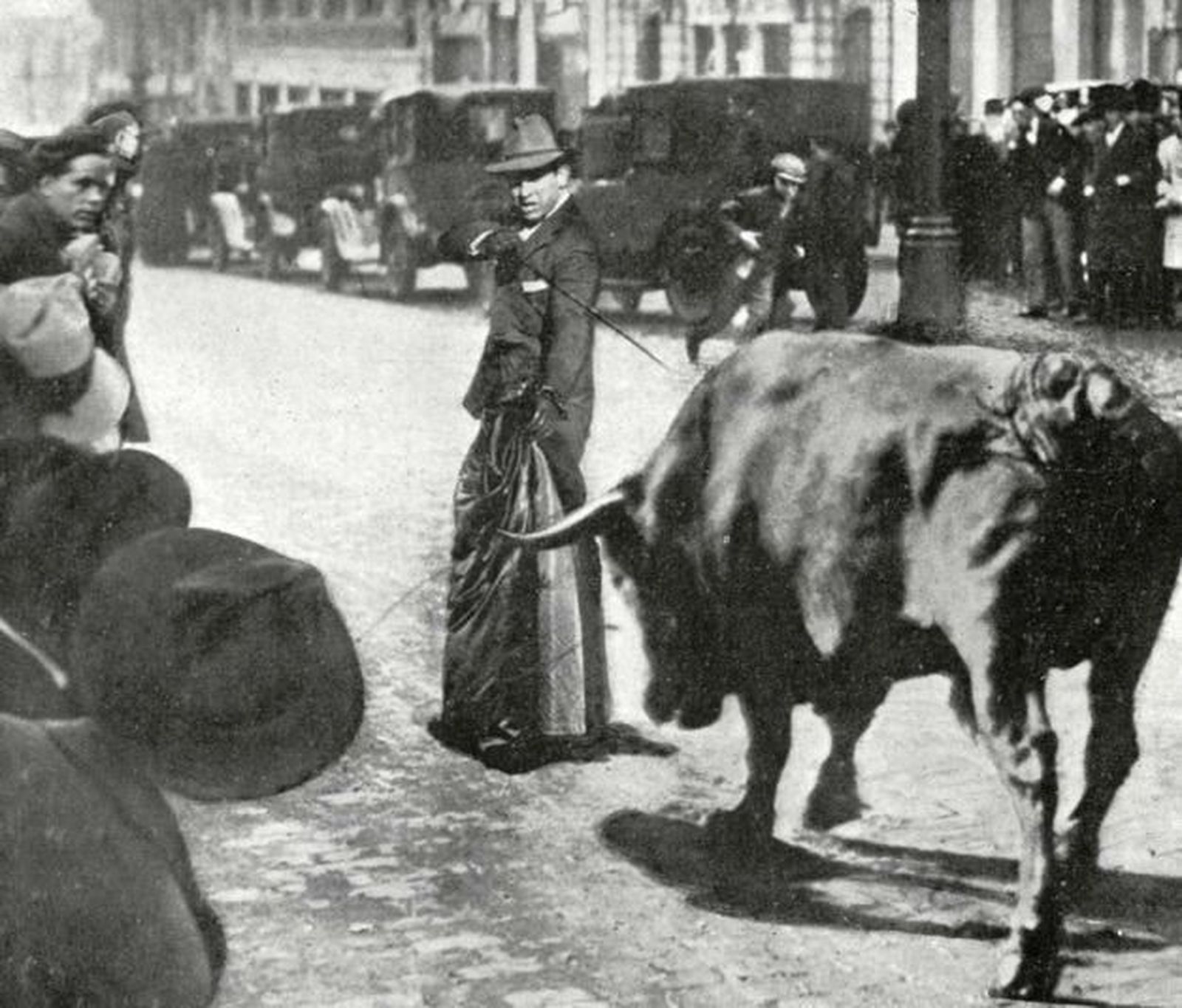 El toro que corrió por la Gran Vía de Madrid
