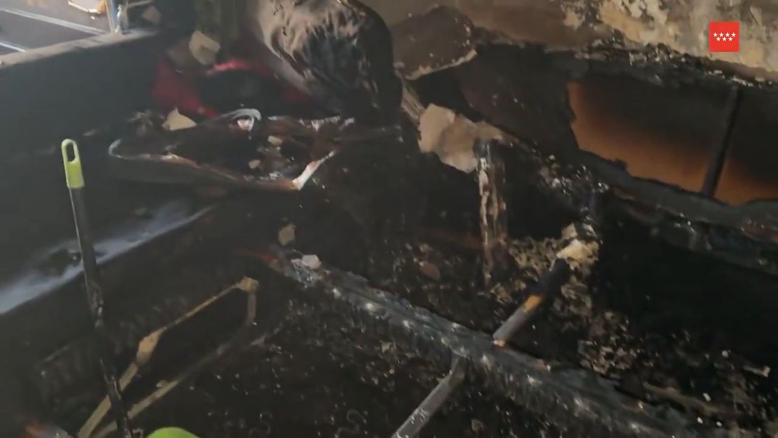 Incendio en una vivienda en Leganés, sin heridos