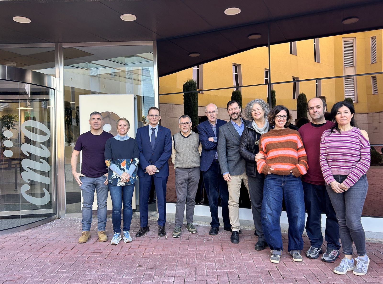 Parte del nuevo equipo directivo del CNIO
