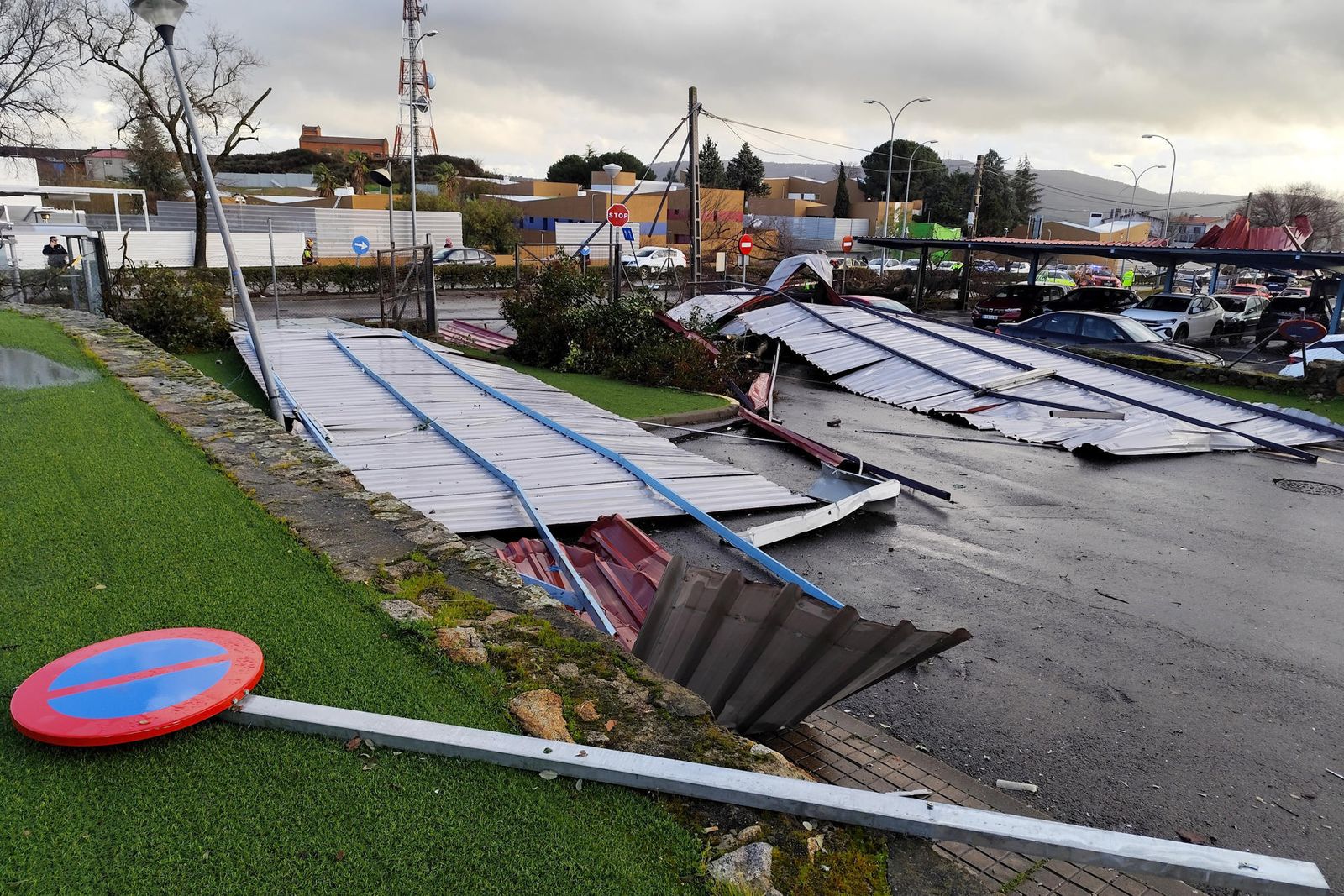 Daños materiales en Plasencia