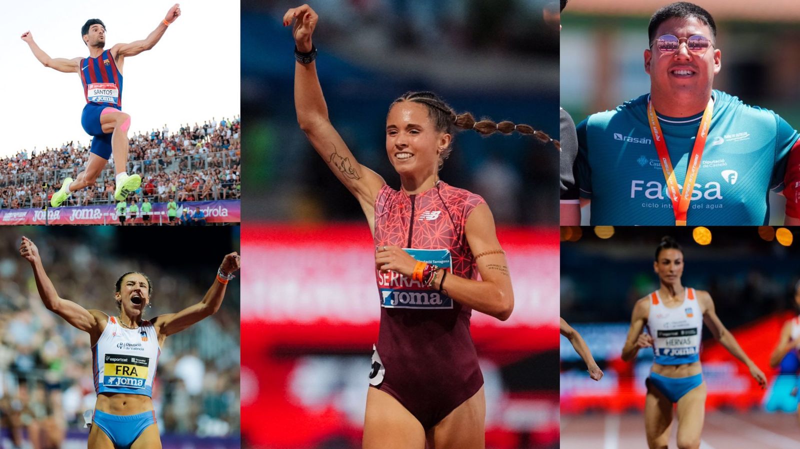 Héctor Santos, Marta Serrano, Kevin Artega, Daniela Fra, Blanca Hervás