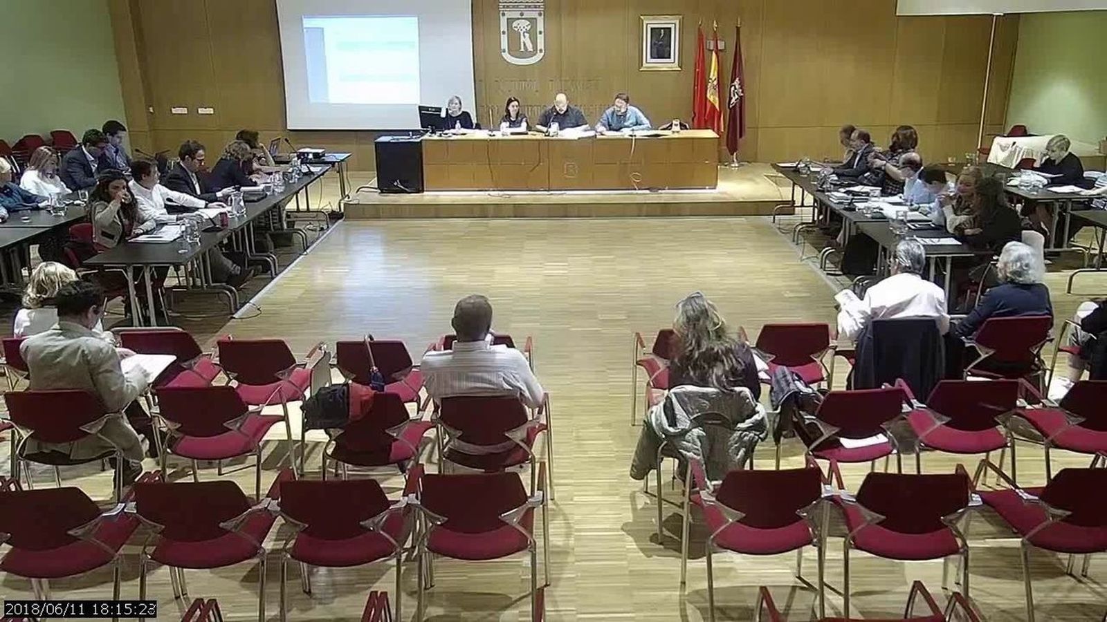 Pleno de la Junta Municipal de Distrito de Salamanca