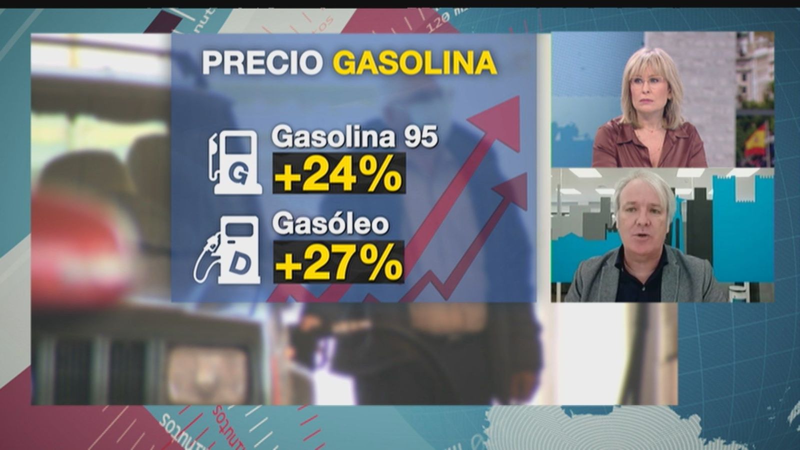 Llenar el depósito cuesta un 27% más que hace un año