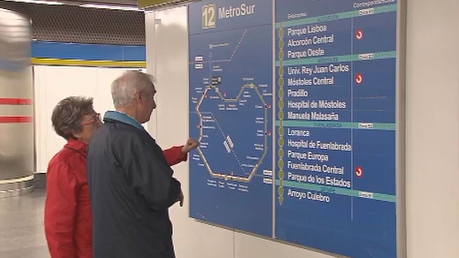 MetroSur reabre pero sufre una avería puntual