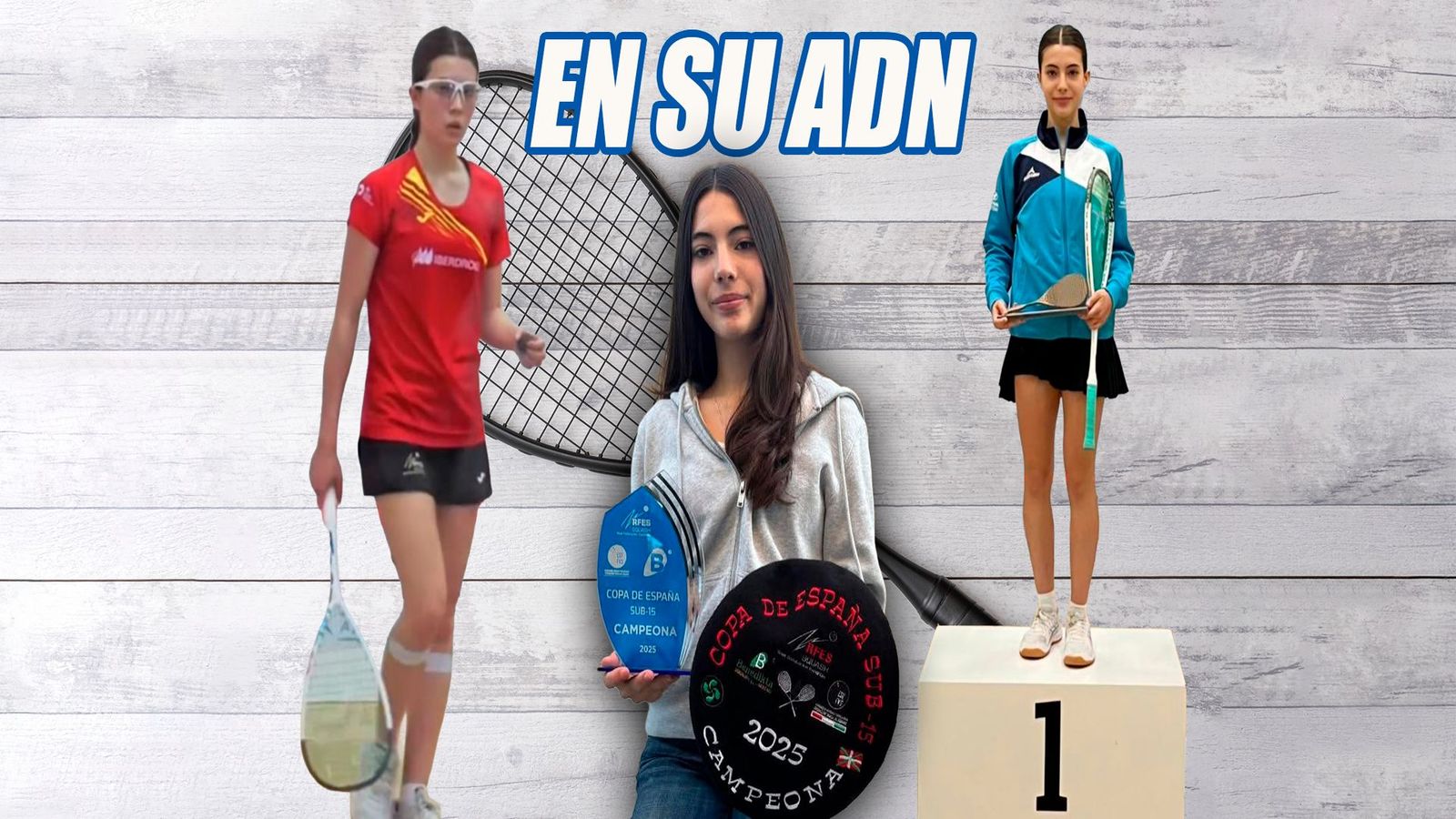 Andrea González Liaño, la reina del squash