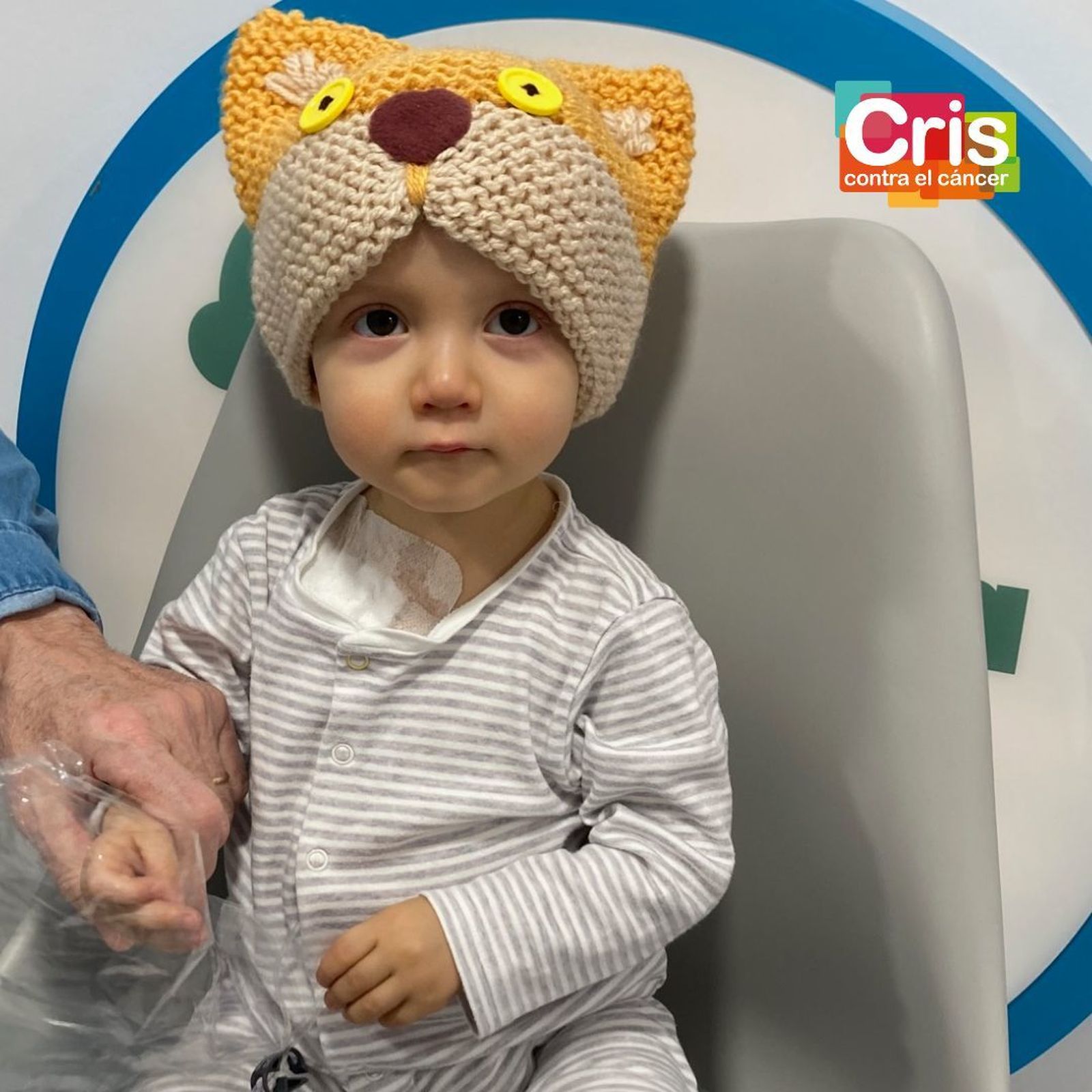 Manuel, el pequeño de 17 meses, en el Hospital La Paz de Madrid
