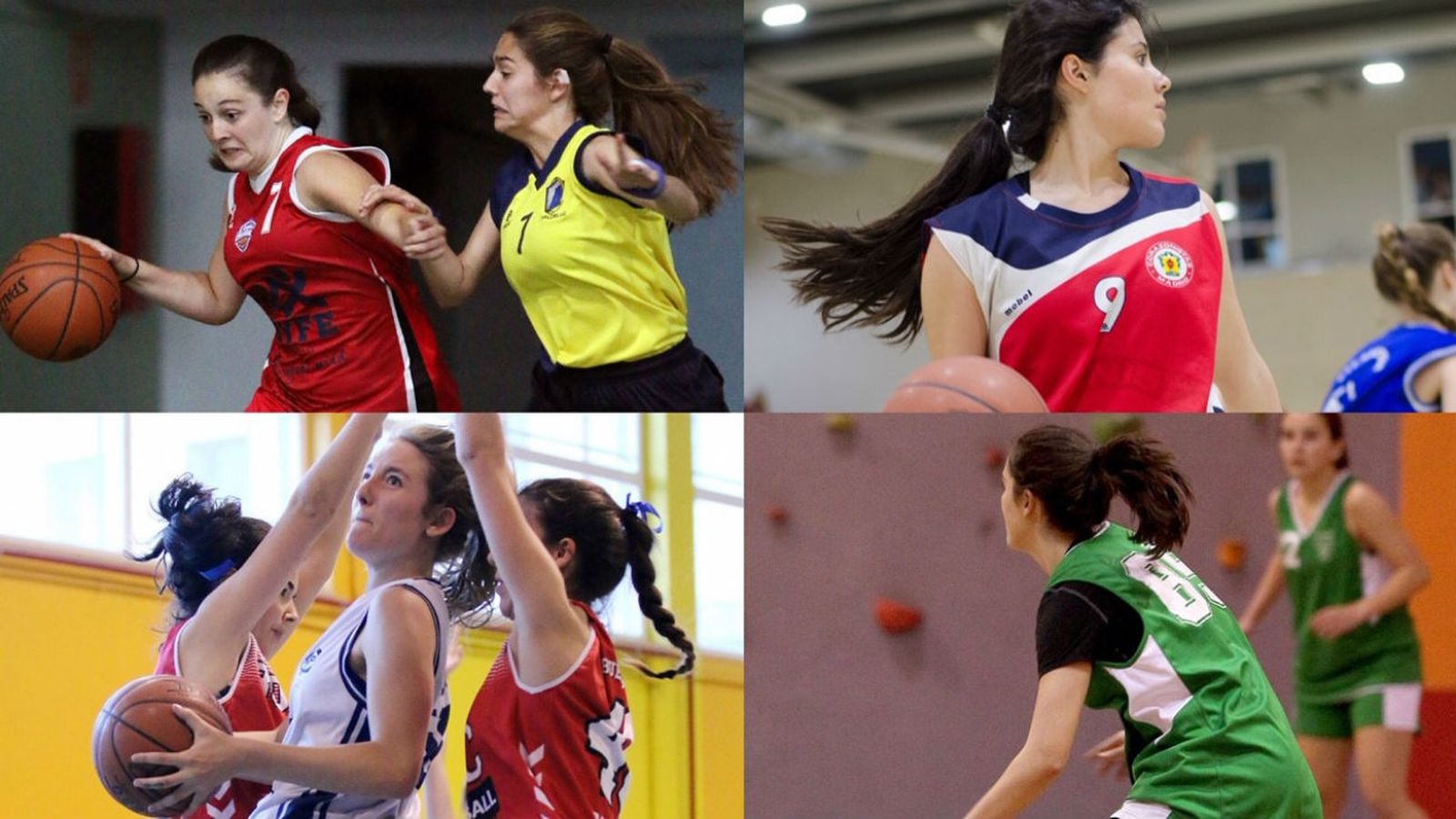 Semifinalistas femeninos de la Copa Colegial