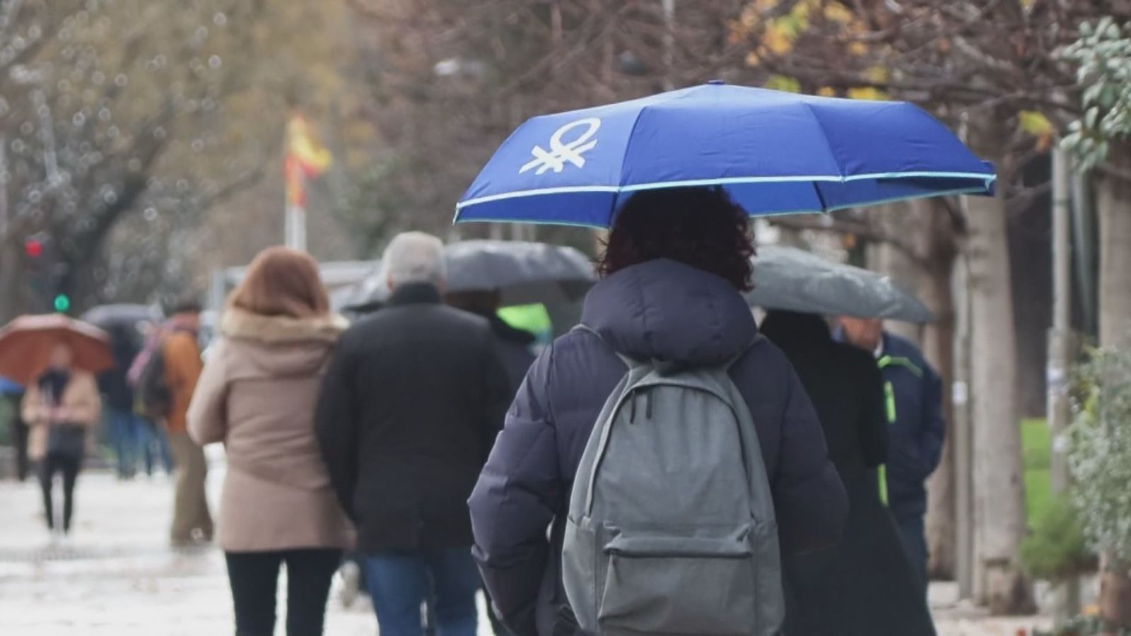 Lluvia en Madrid