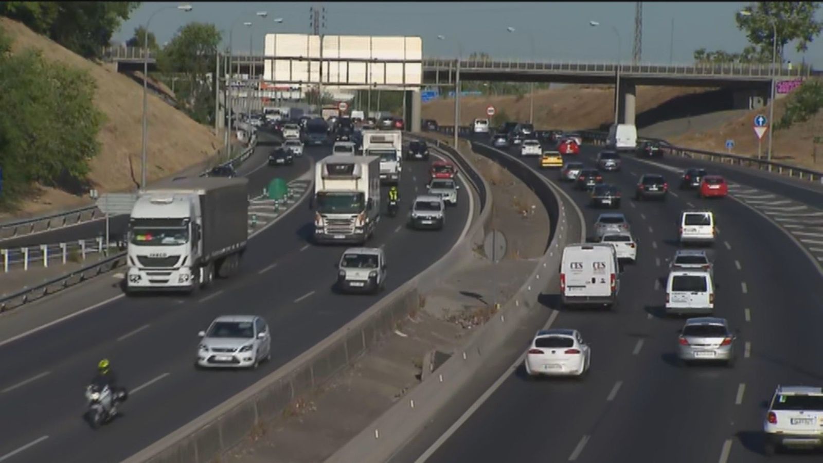 Un accidente en la M-40 ha provocado retenciones a la altura de Villaverde