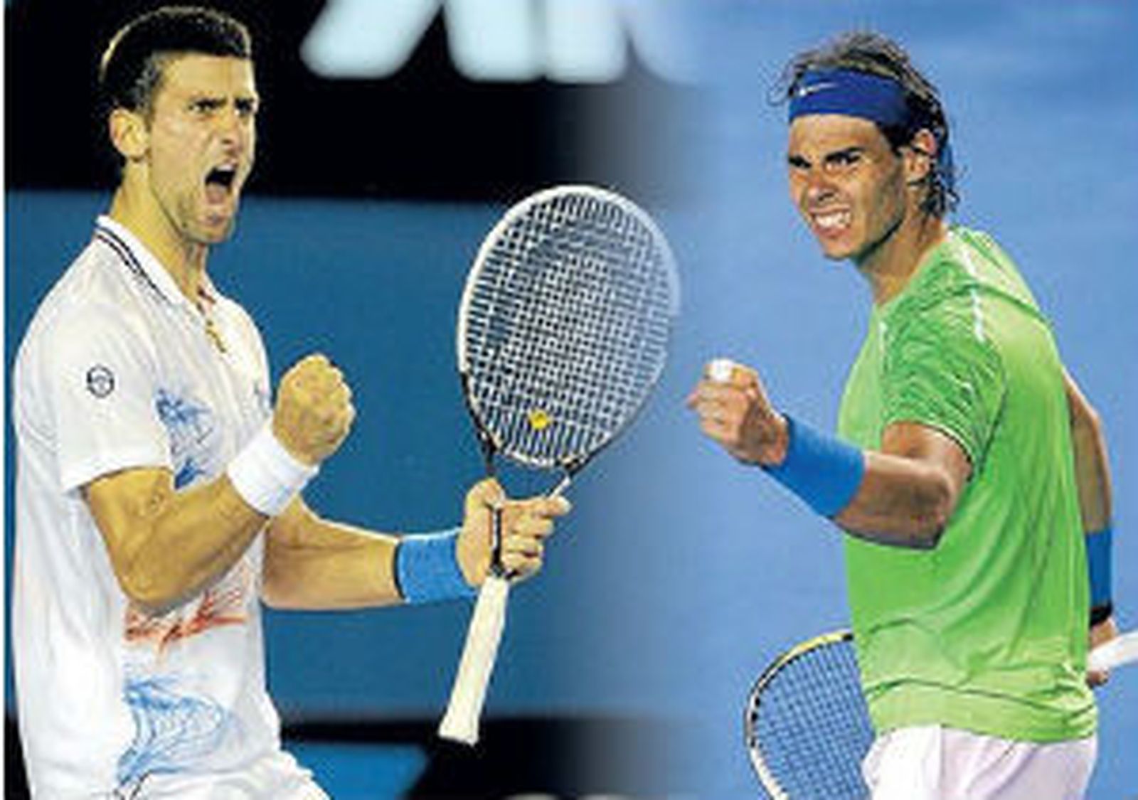 Rafa Nadal ante Nole Djokovic