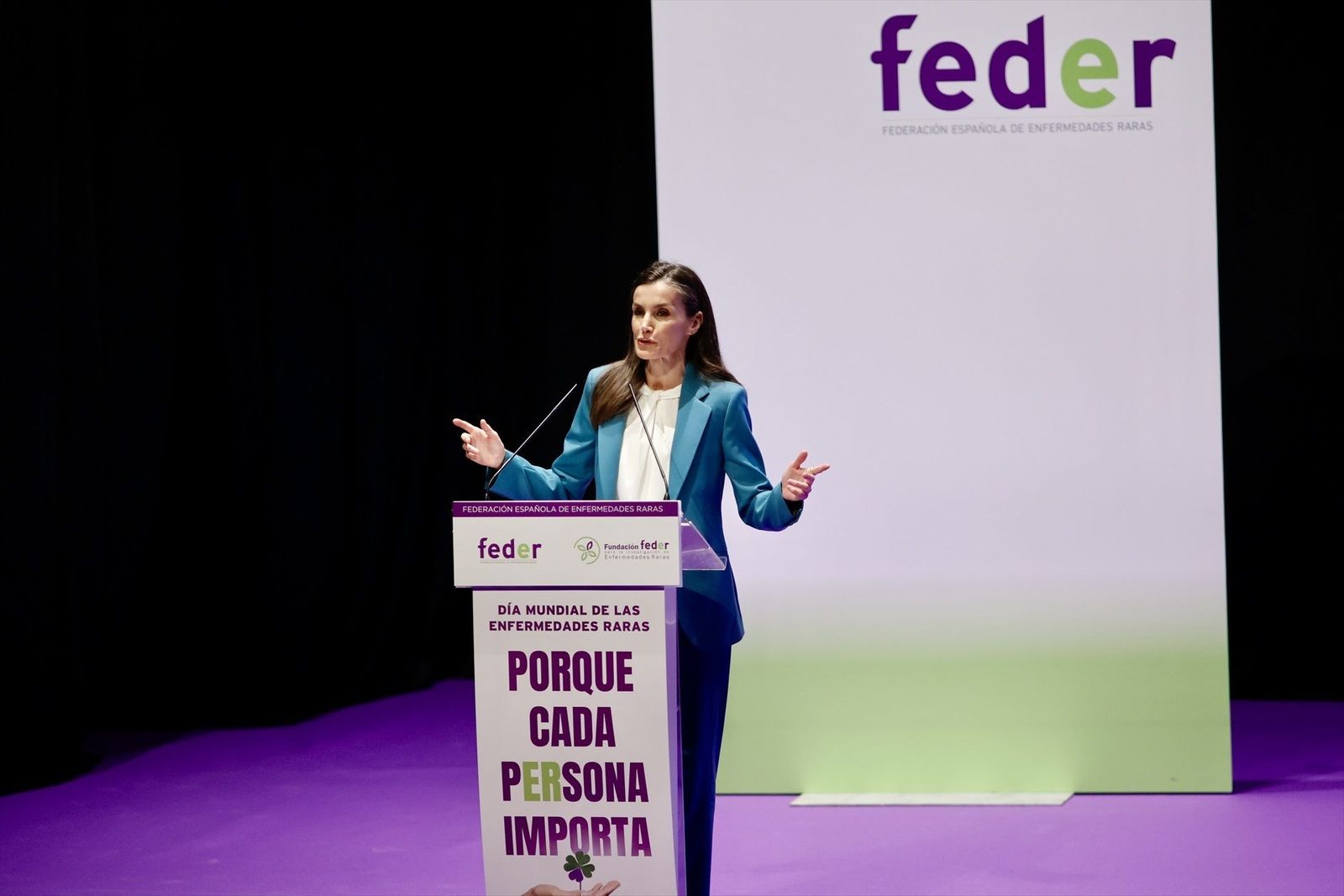 La reina Letizia reivindica en Castellón la equidad en el diagnóstico y la investigación de enfermedades raras