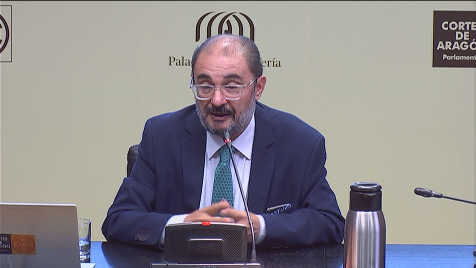 Javier Lambán, presidente de Aragón