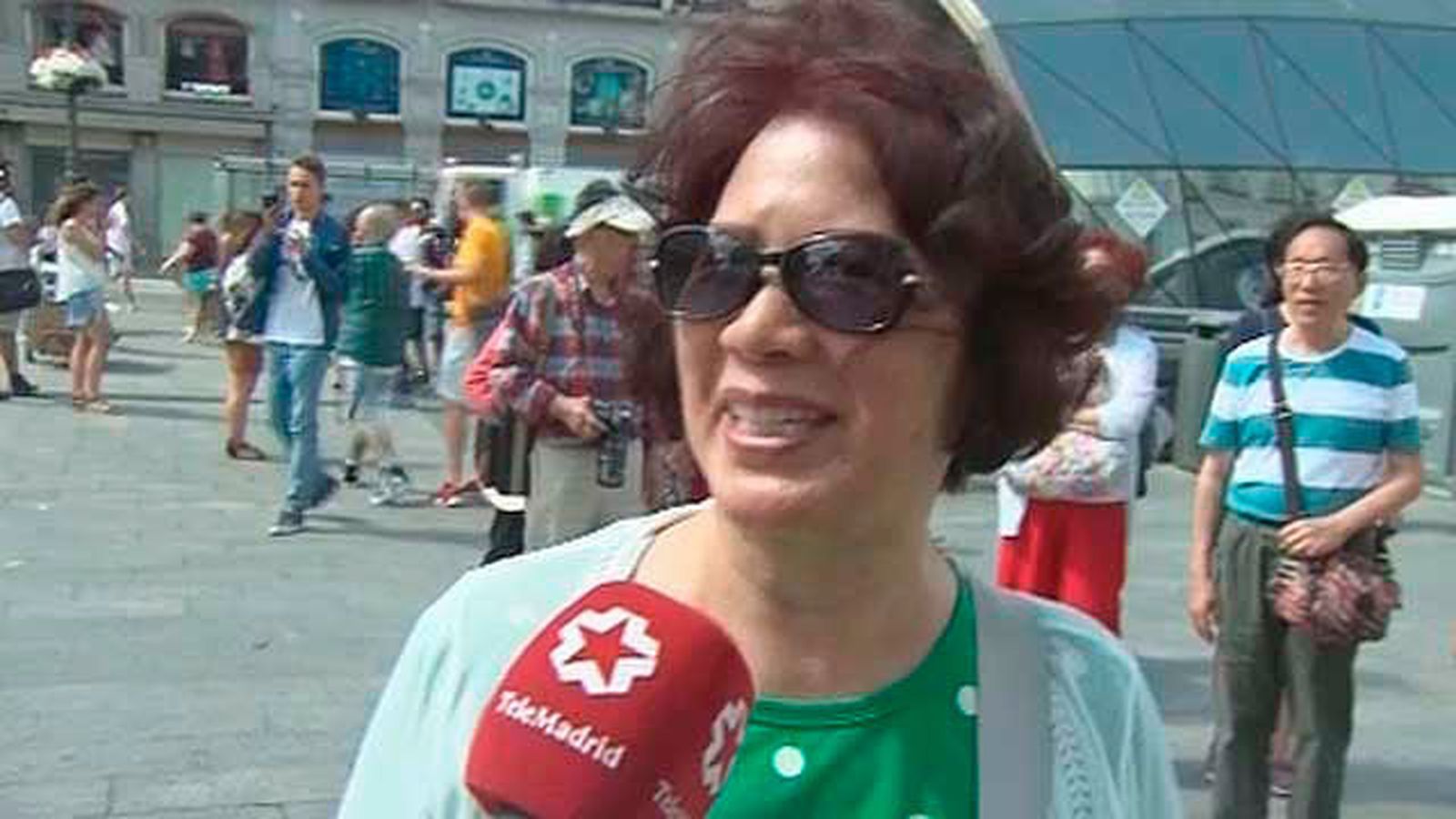 Turistas japoneses en Madrid