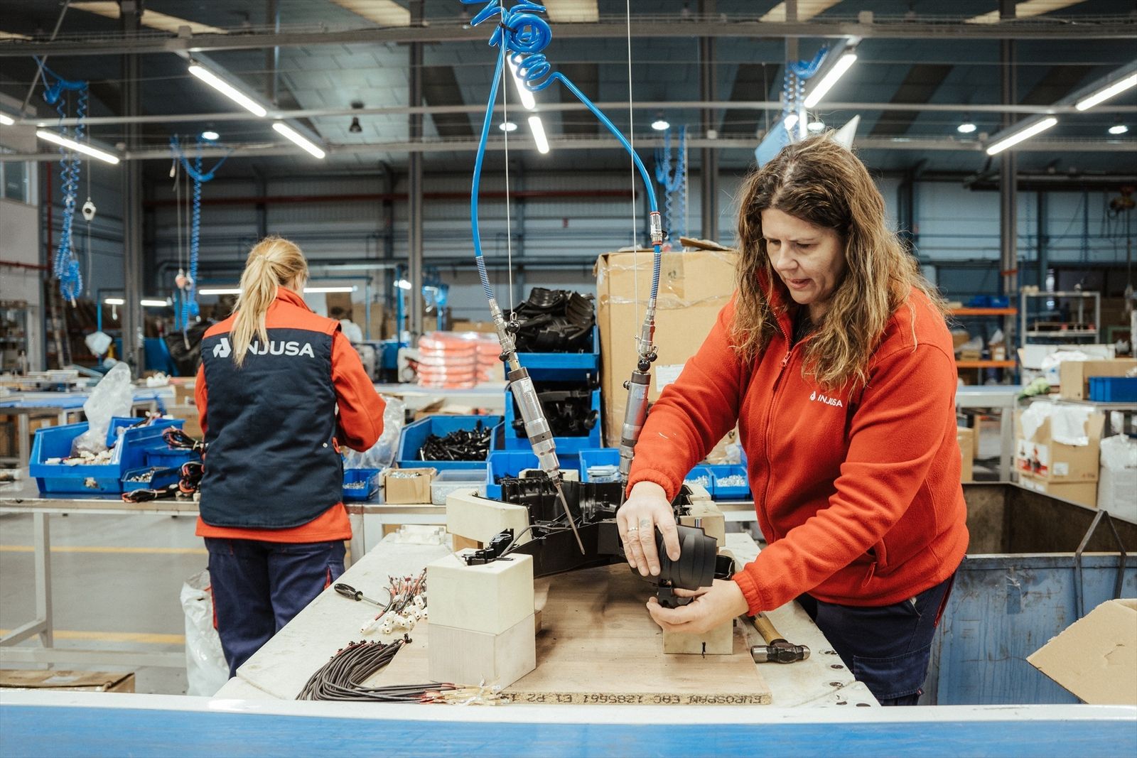 Trabajadoras de una fábrica