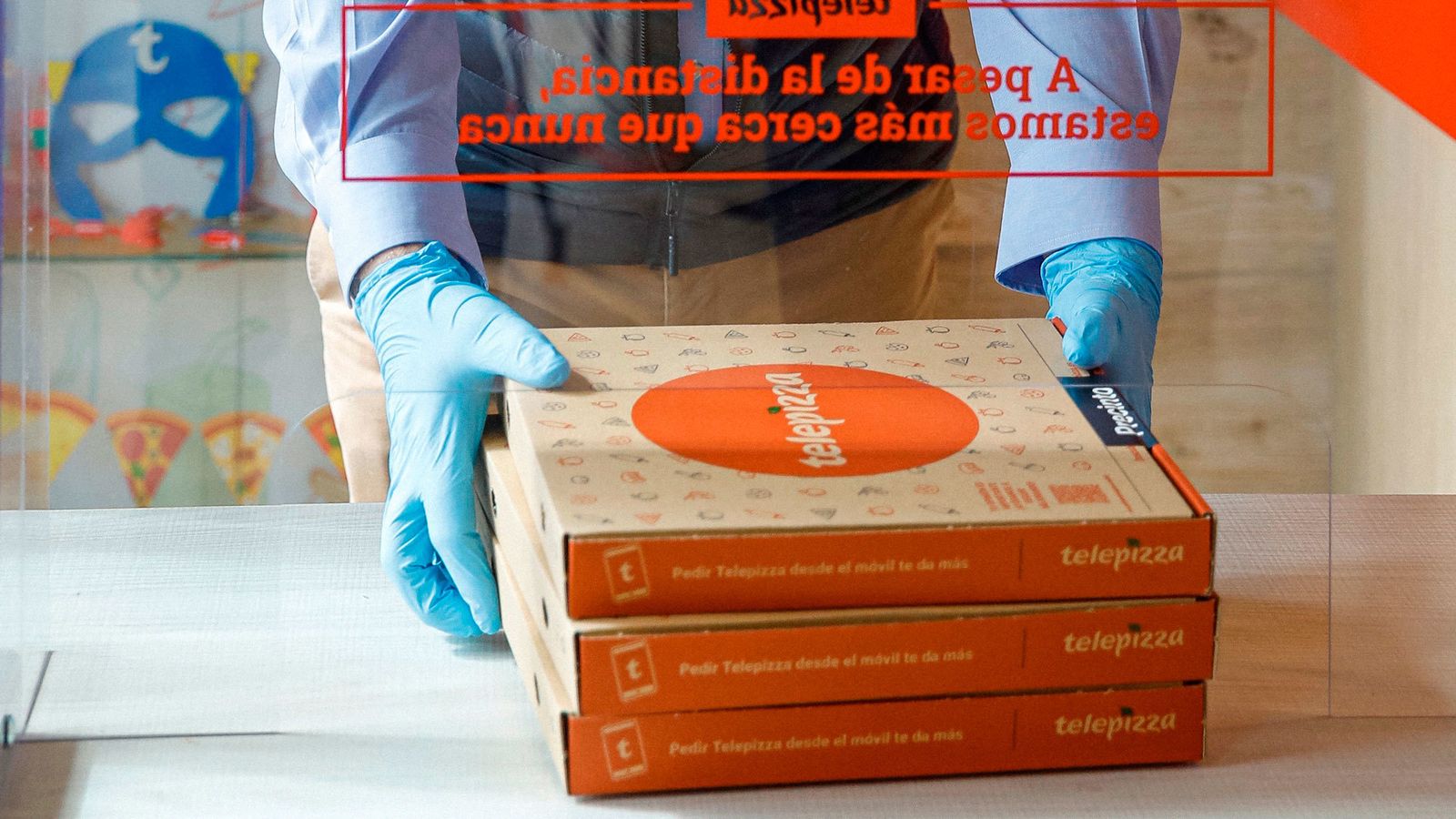 Un pedido de Telepizza