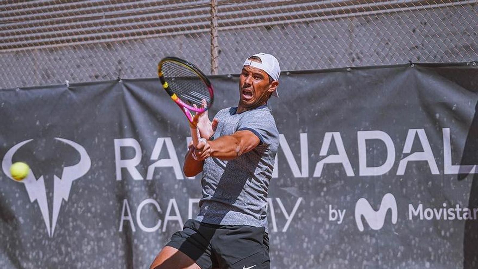 Nadal se entrena a tope