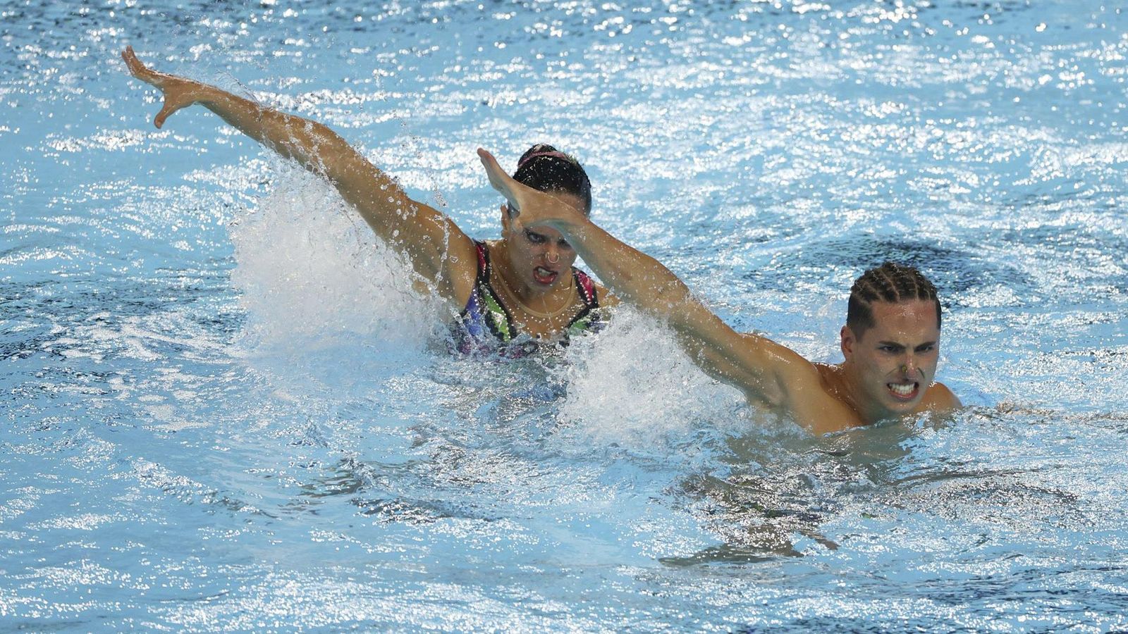 Dennis González y Mireia Hernández, subcampeones del mundo con su dúo técnico mixto